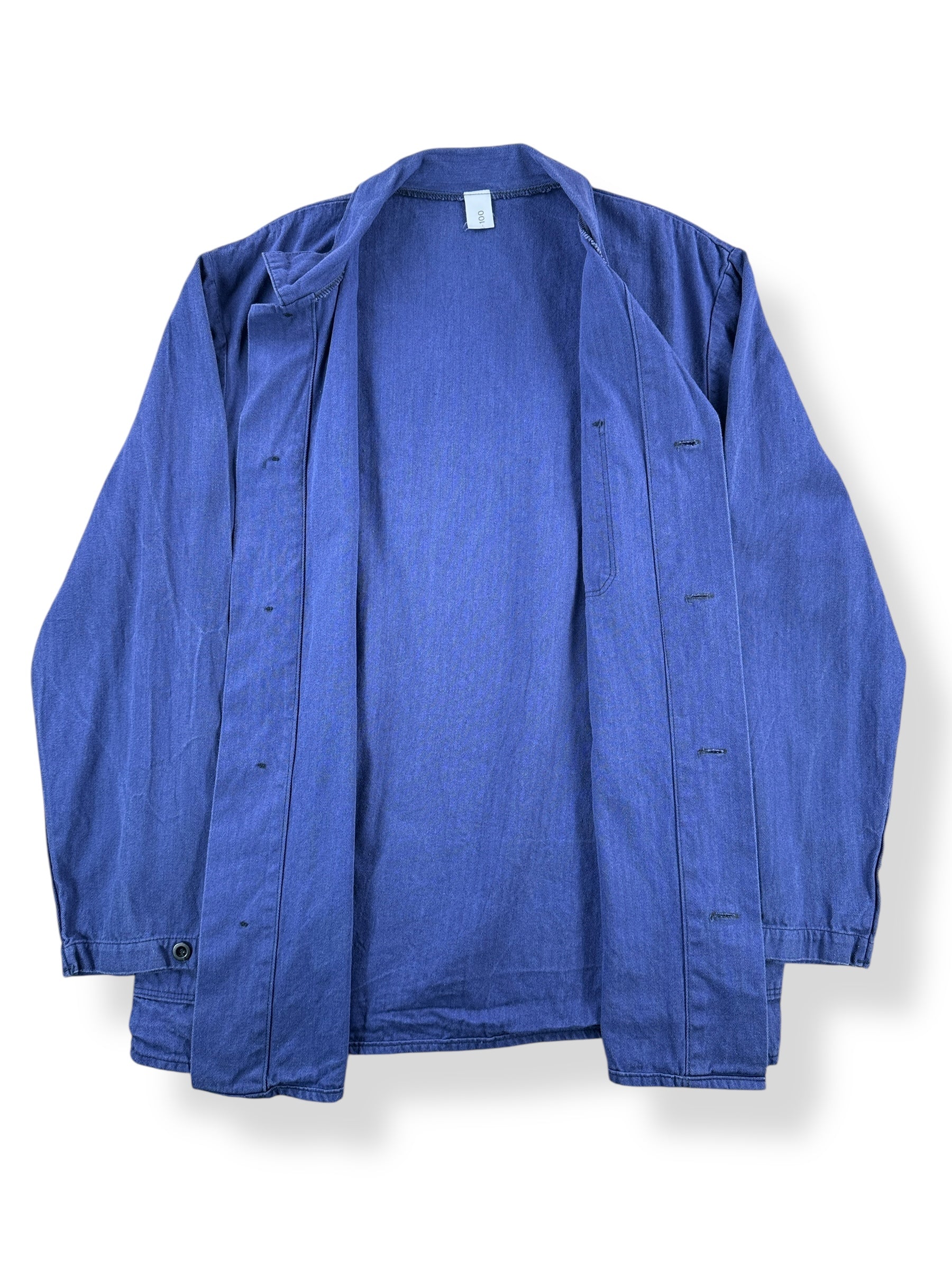 Inside of Vintage HBT Euro Work Jacket SZ L Long