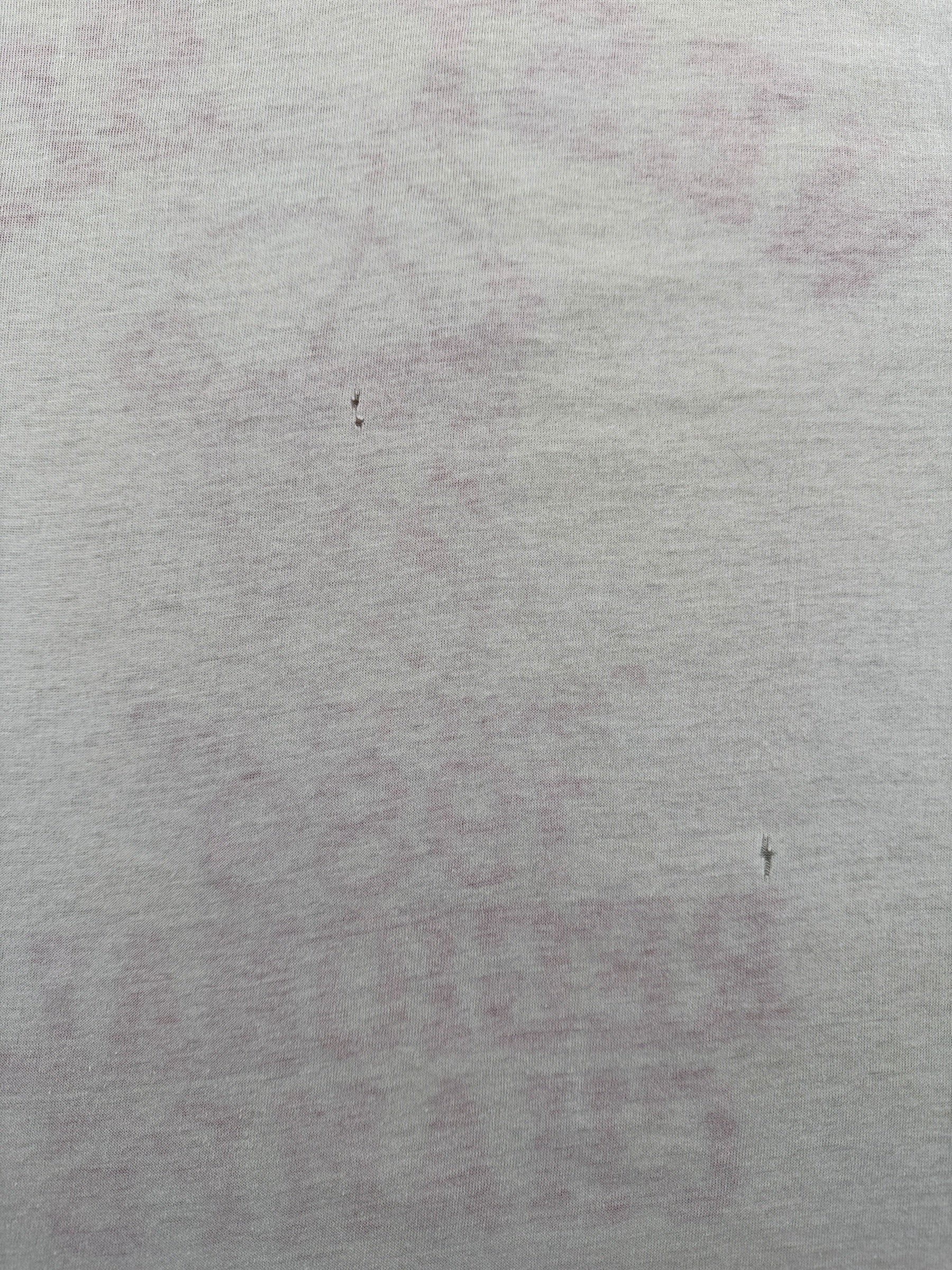 Holes on Vintage 1989 West Side Regional Champ B-Ball Tee SZ M