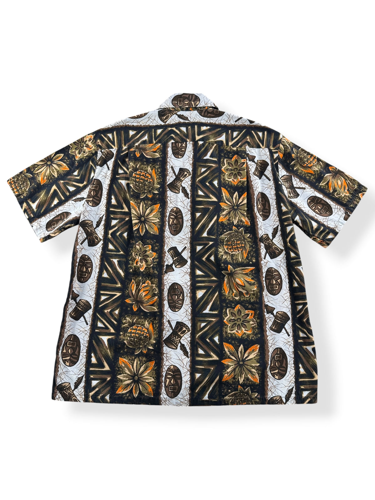 Back of Vintage Ui-MaiKai Cotton Aloha Shirt SZ L