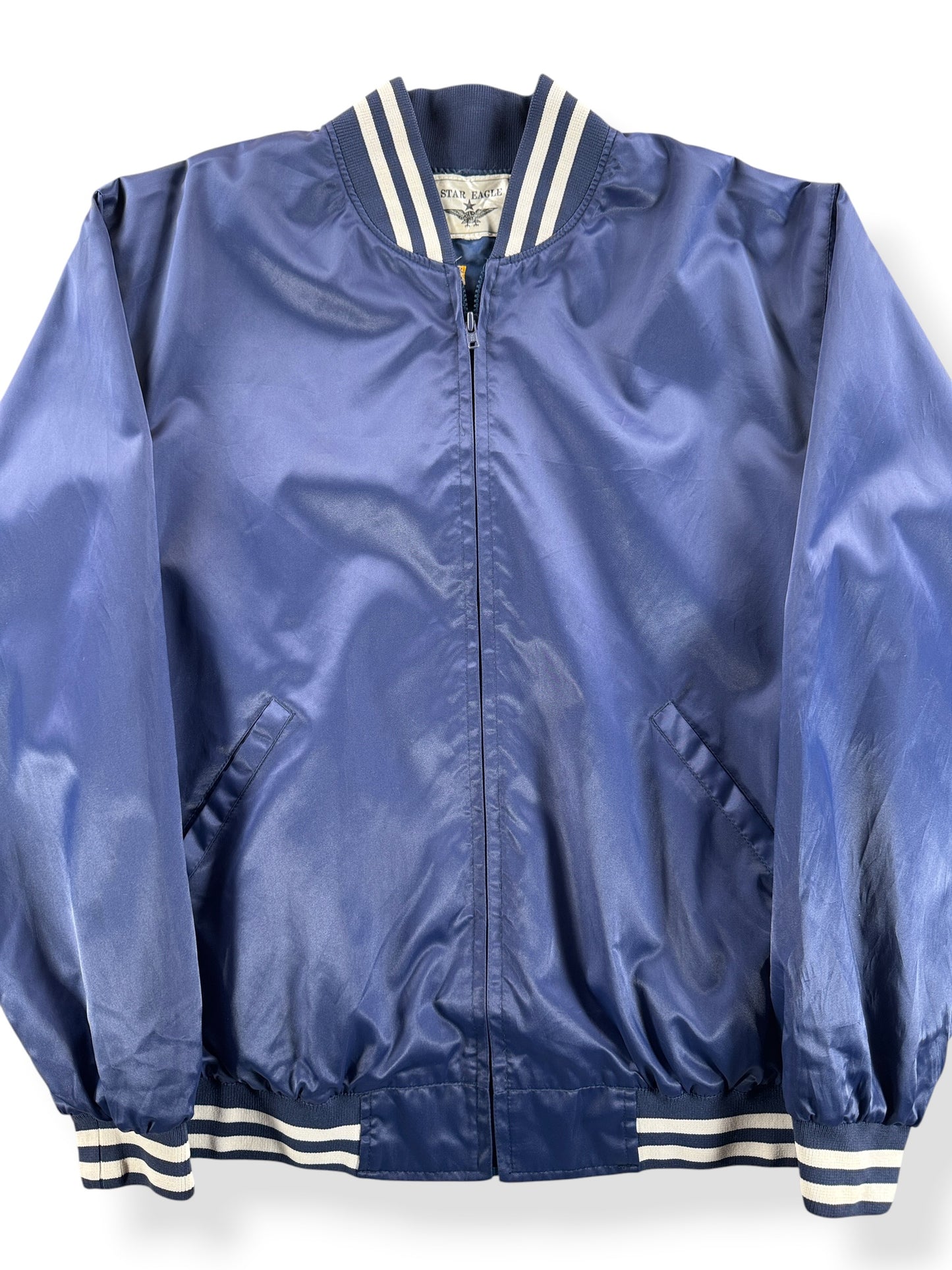 Front Close Up of Vintage 80s Souvenir Jacket SZ M