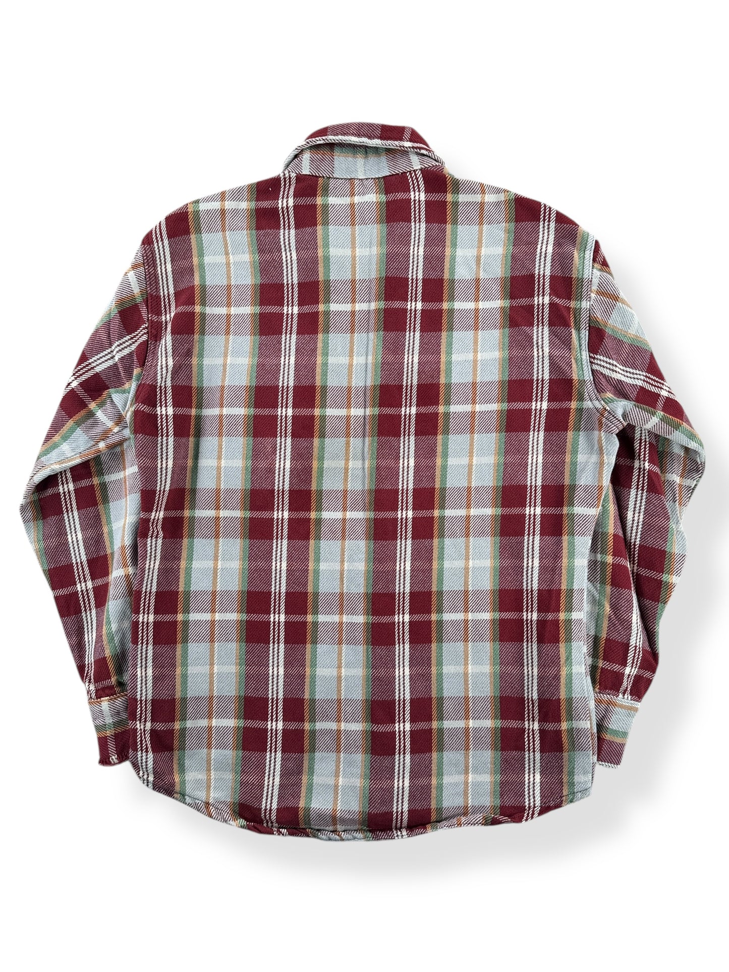 Back of Vintage Thrasher Cotton Flannel SZ L