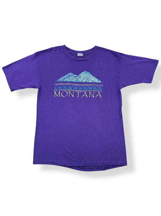 Front of Vintage Prairie Mountain Montana Tee SZ L