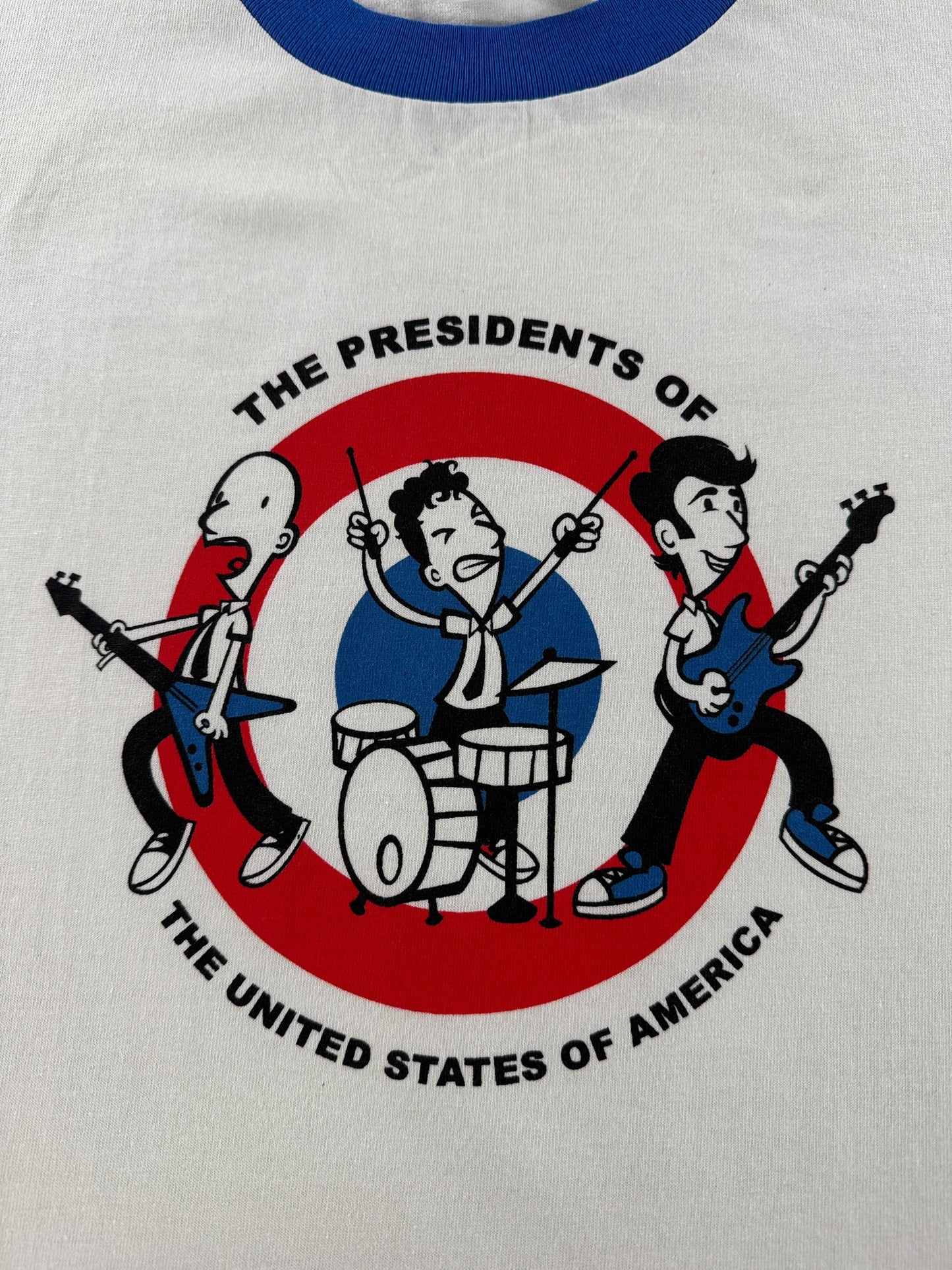 Graphic of Vintage Presidents Of The United States Band Tee SZ XL