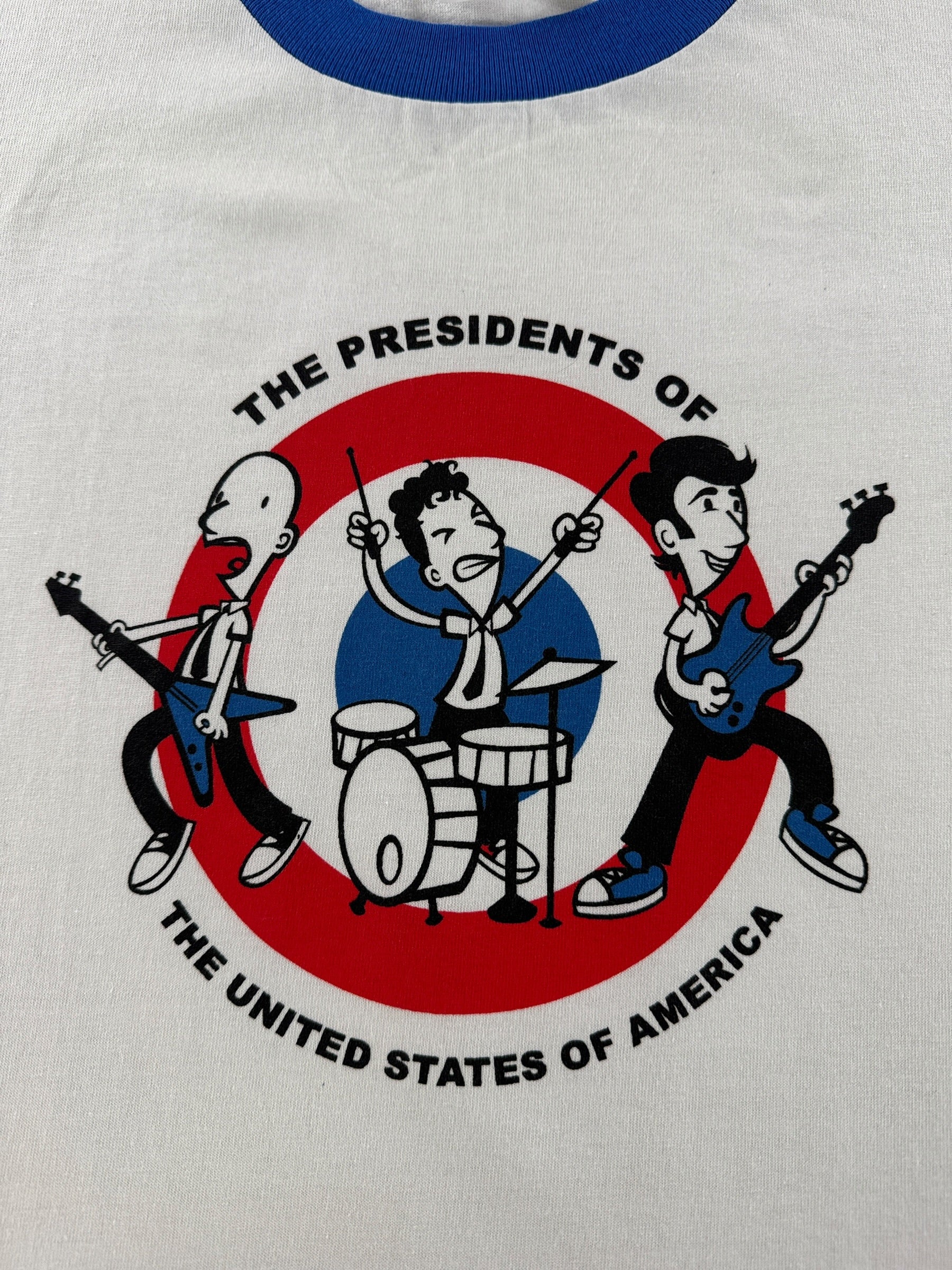 Graphic of Vintage Presidents Of The United States Band Tee SZ XL