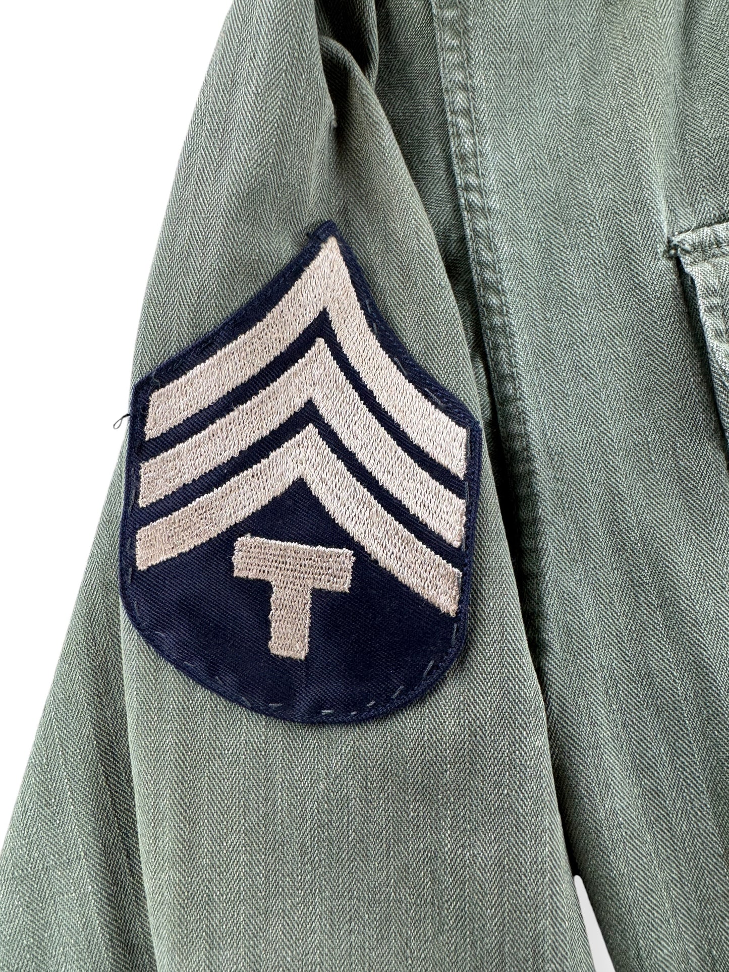 Patch on Vintage 13 Star HBT Jacket SZ M