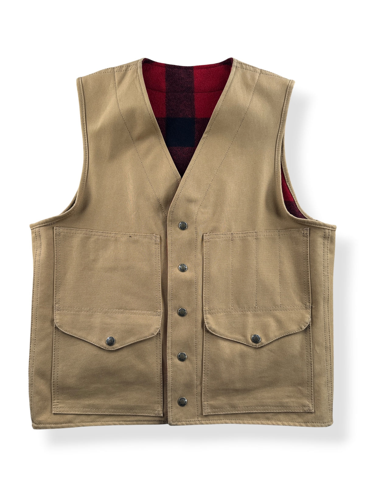 Front of Filson Style 5157 Reversible Vest SZ S