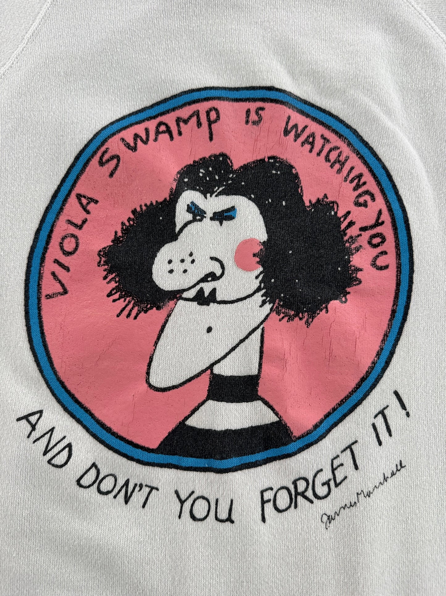 Graphic of Vintage Viola Swamp Crewneck Sweatshirt SZ M