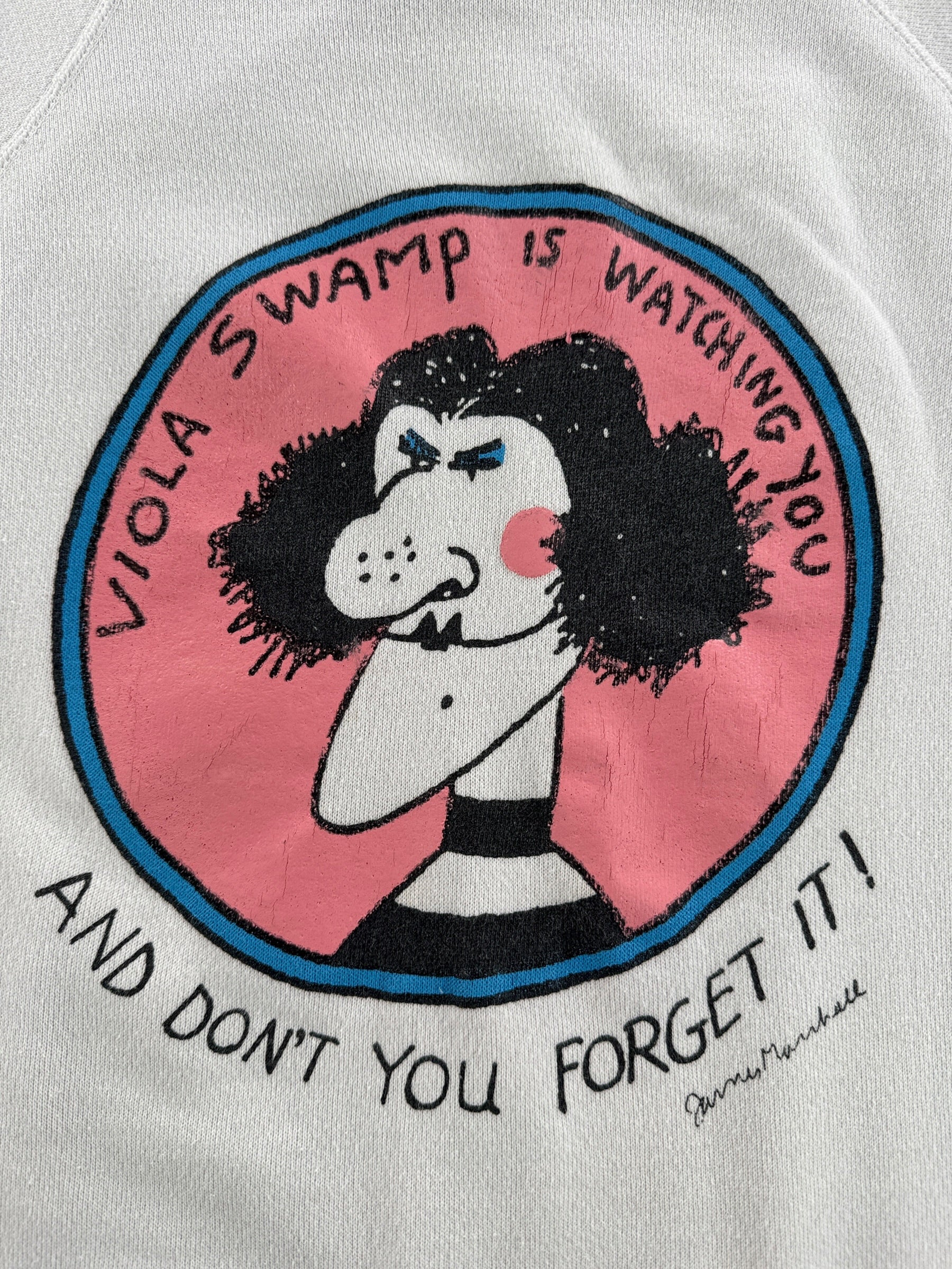 Graphic of Vintage Viola Swamp Crewneck Sweatshirt SZ M