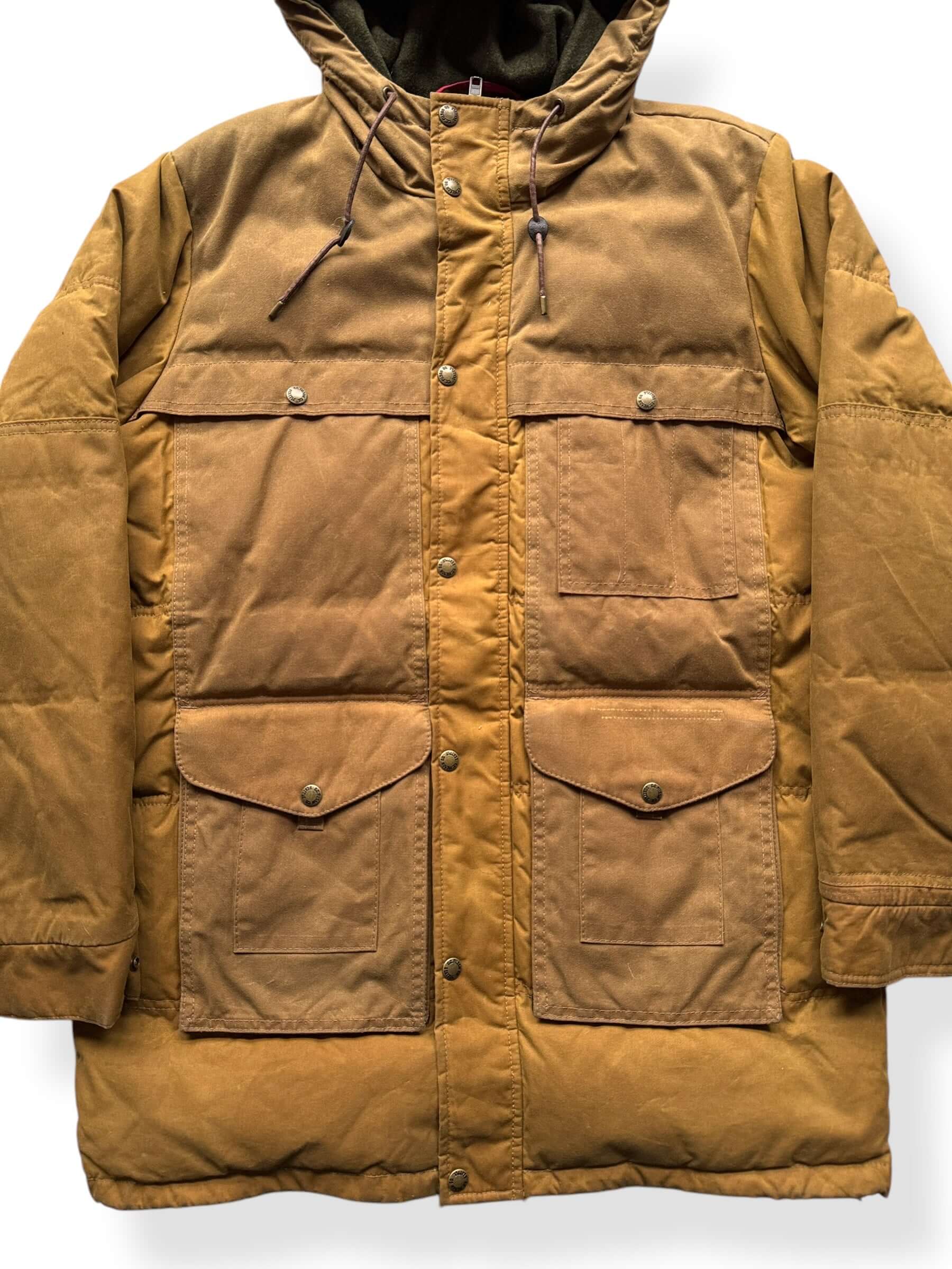 Front Close Up of Filson Down Cruiser Parka SZ M