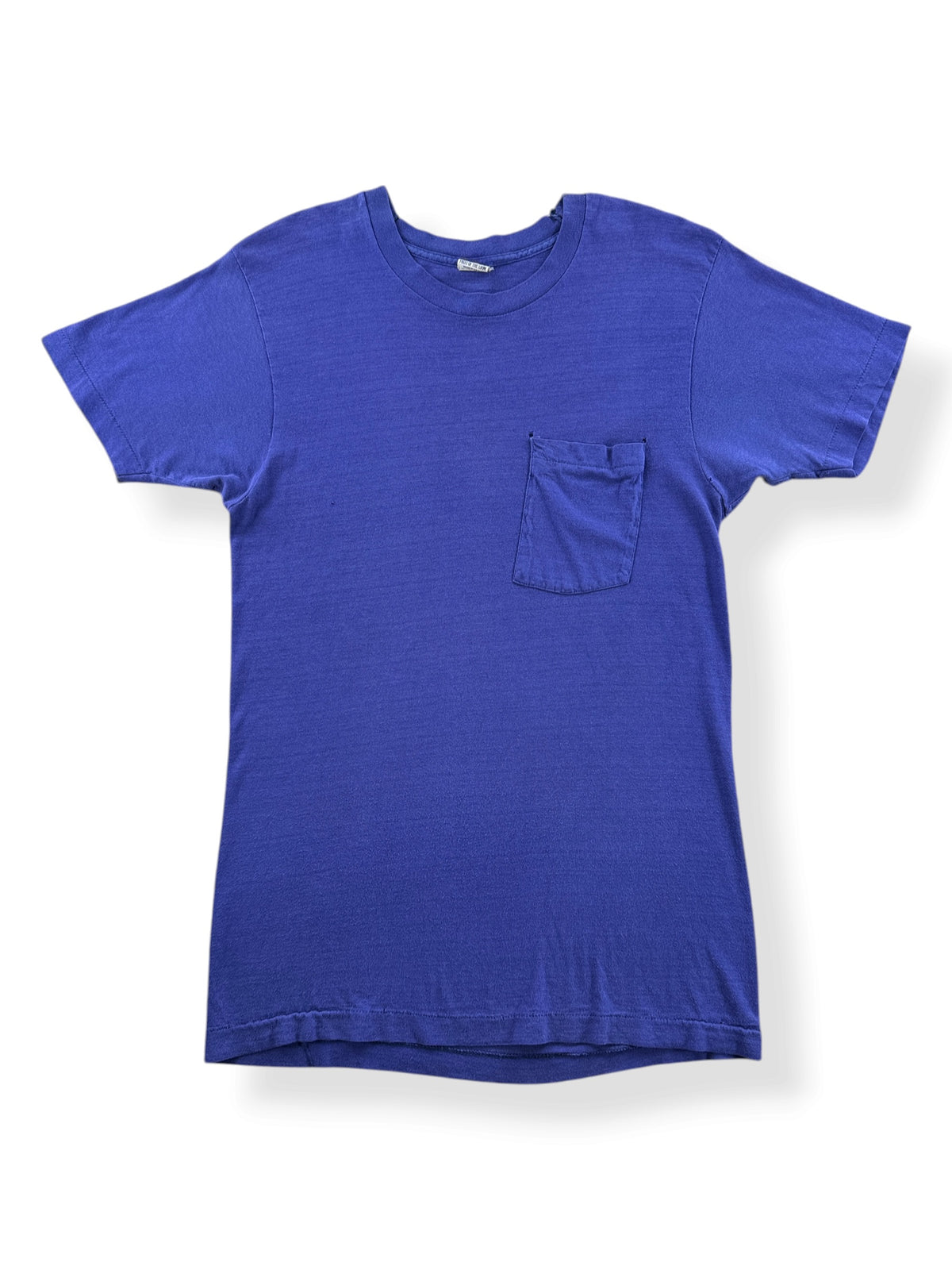 Front of Vintage 1980's FOTL Purple Pocket Tee SZ L (Fits M)