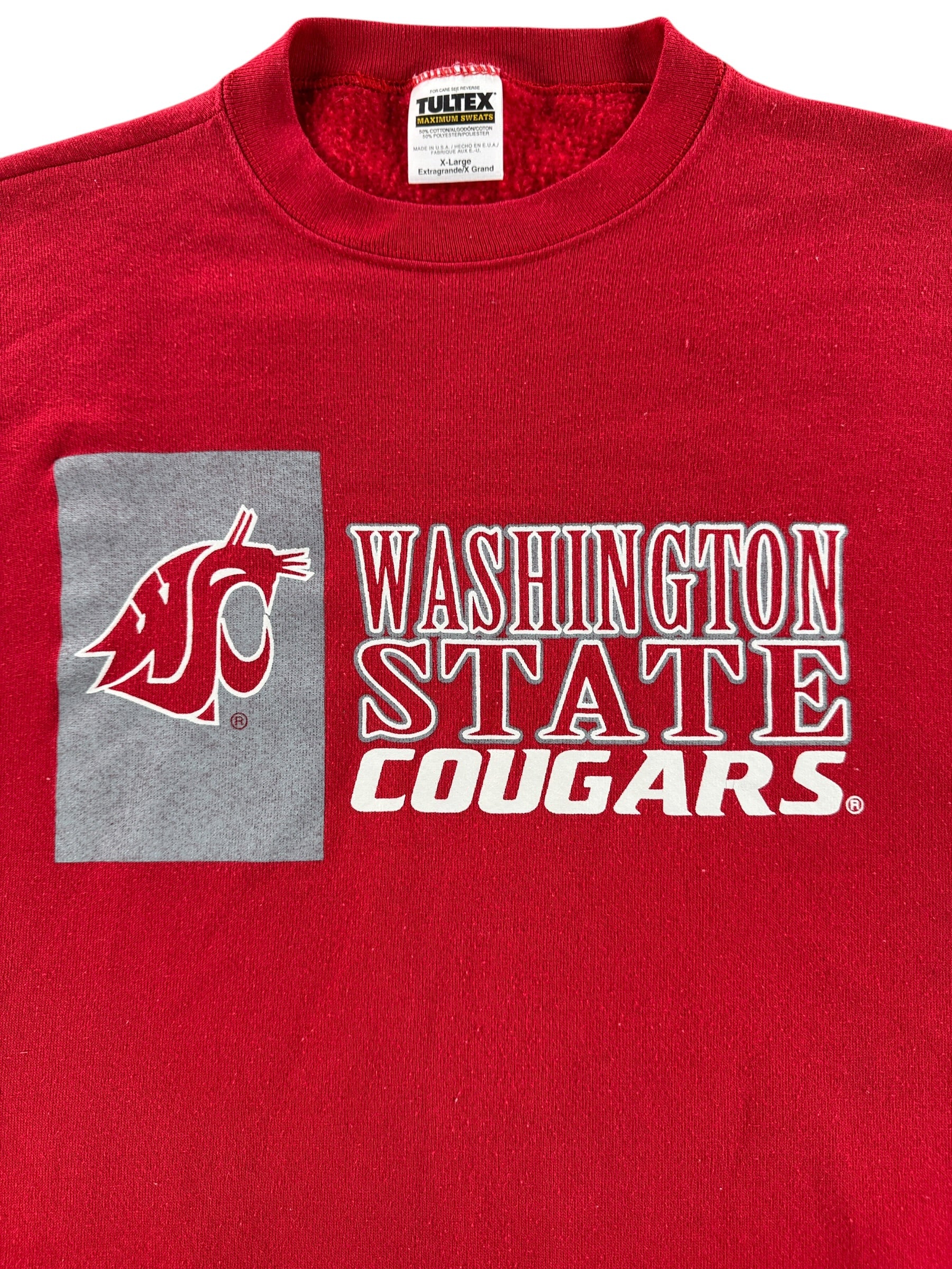 Graphic of Vintage WSU Cougars Crewneck SZ XL