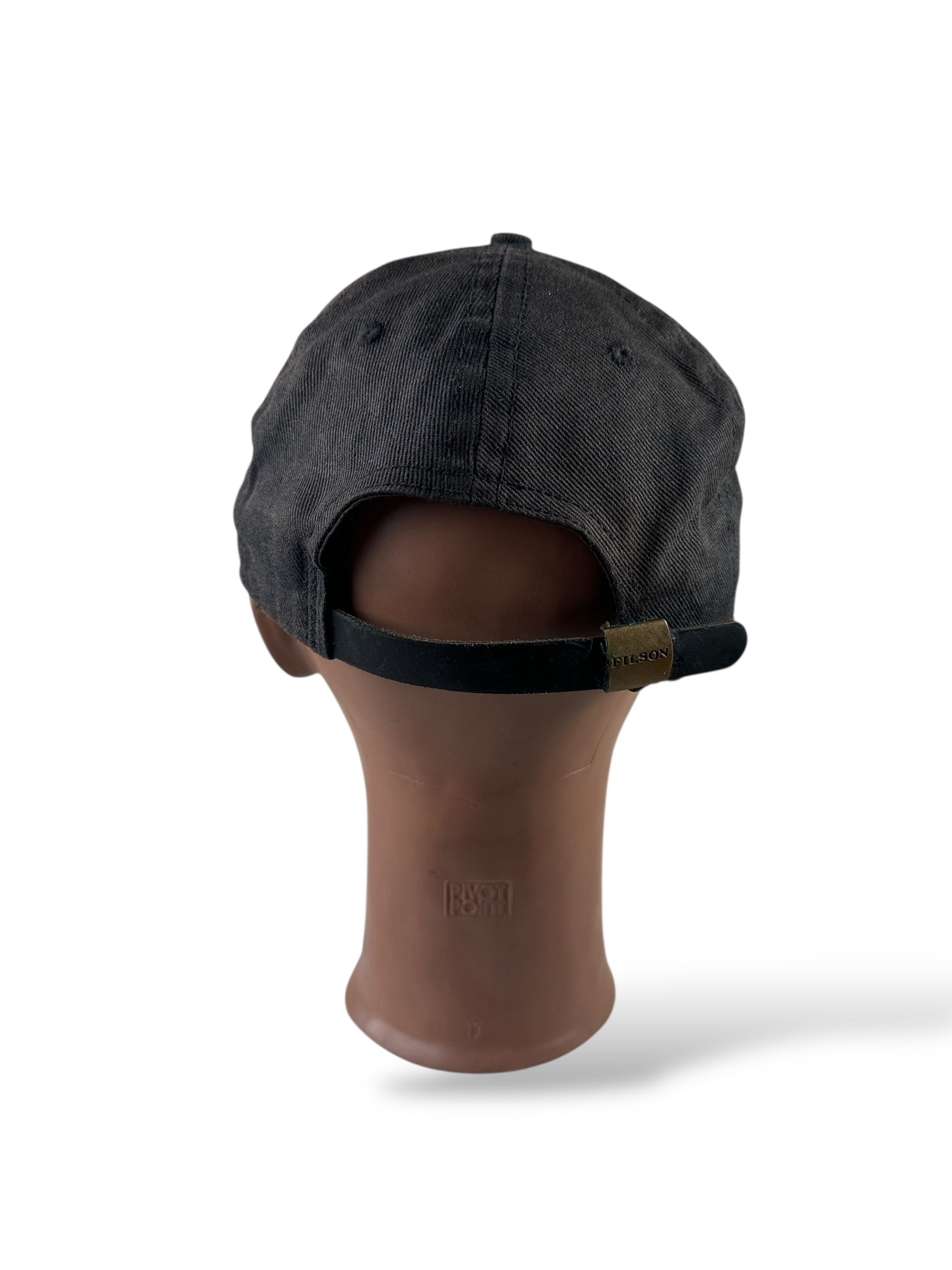 Back of Modern Black Worn Out Filson Ballard Hat OS