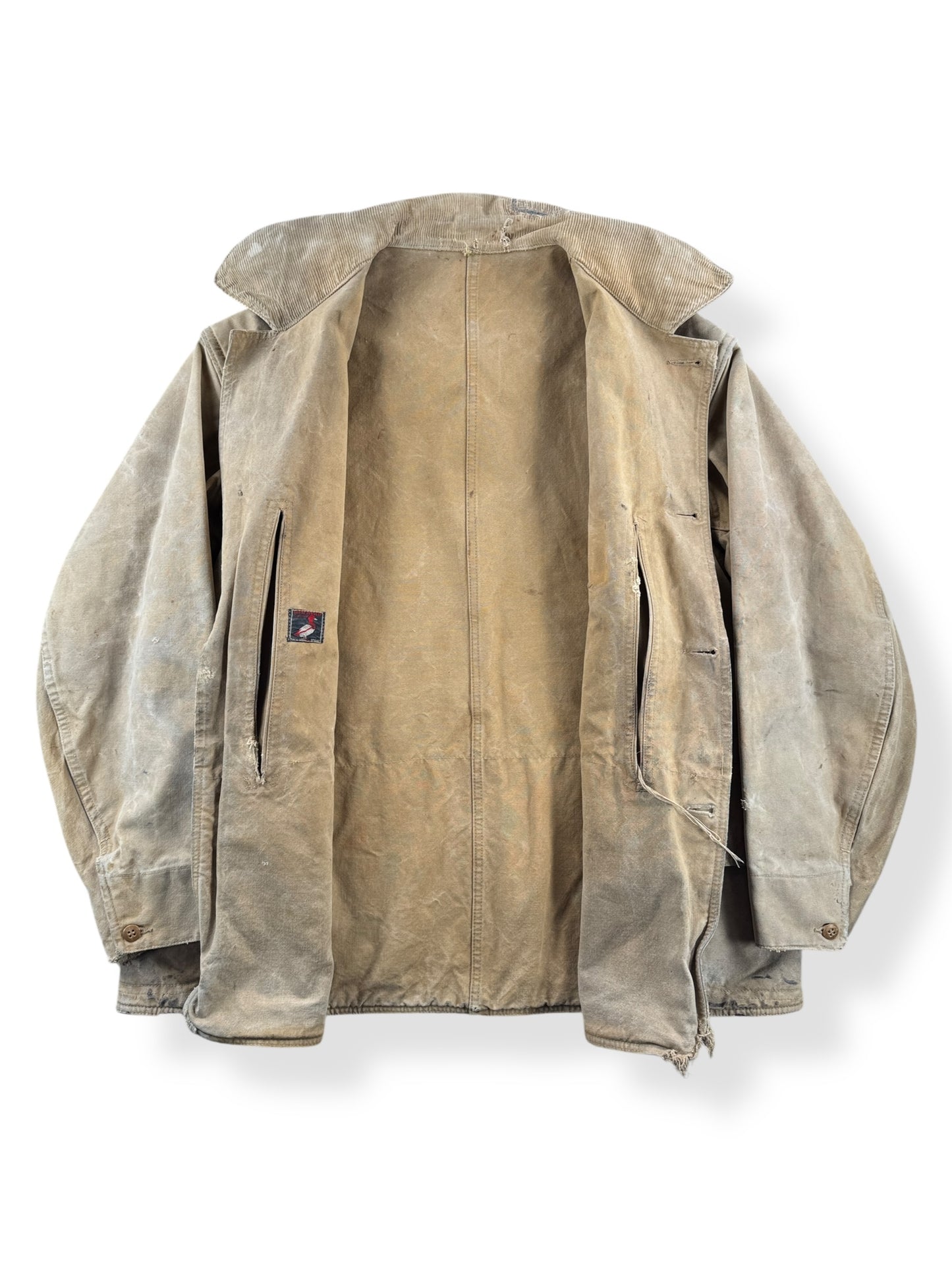 Inside of Vintage 40s Era Hunting Jacket SZ M