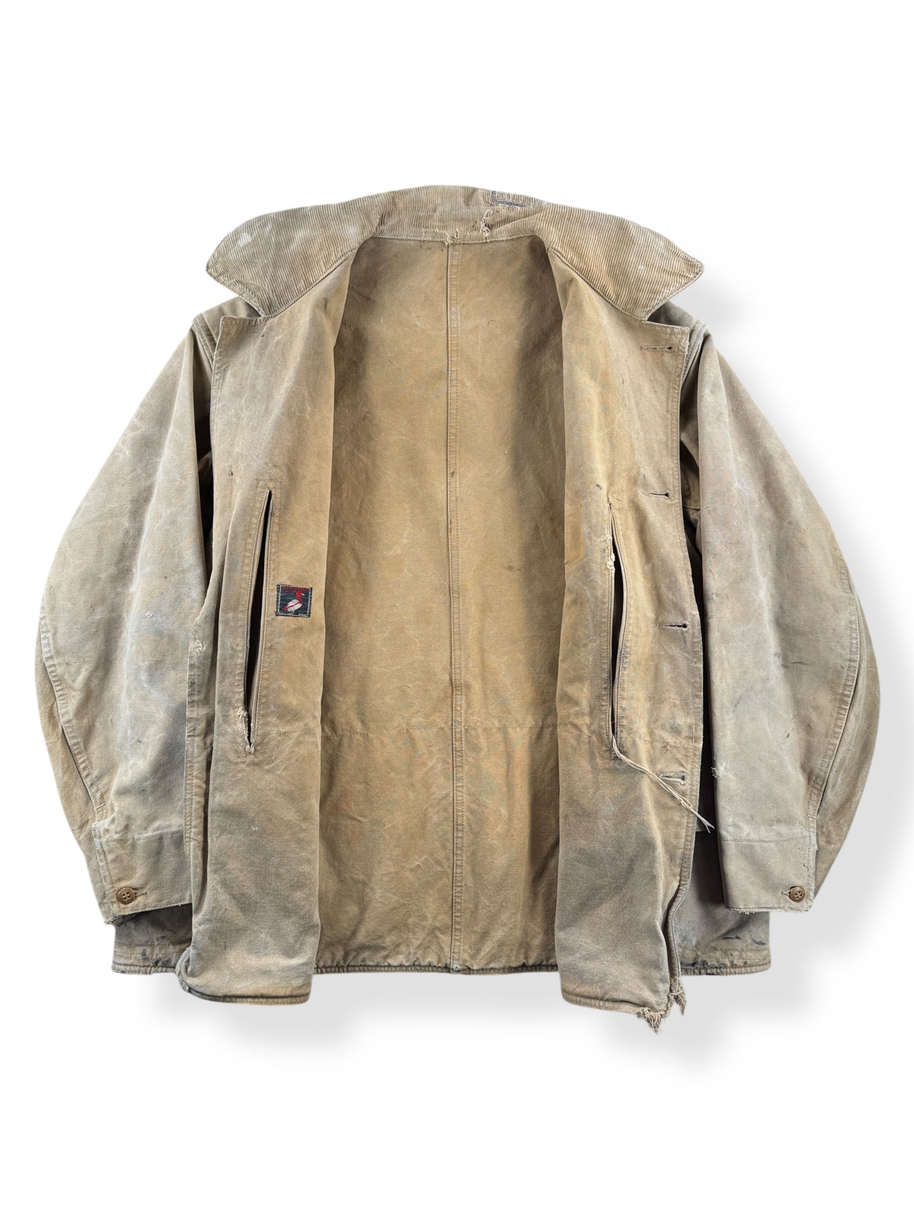 Inside of Vintage 40s Era Hunting Jacket SZ M