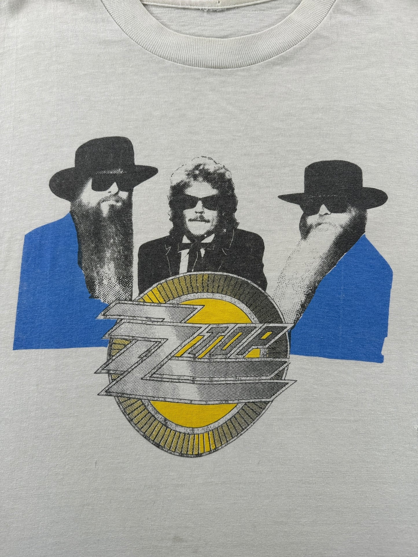 Graphic of Vintage 1991 ZZ Top Tour Tee SZ XL