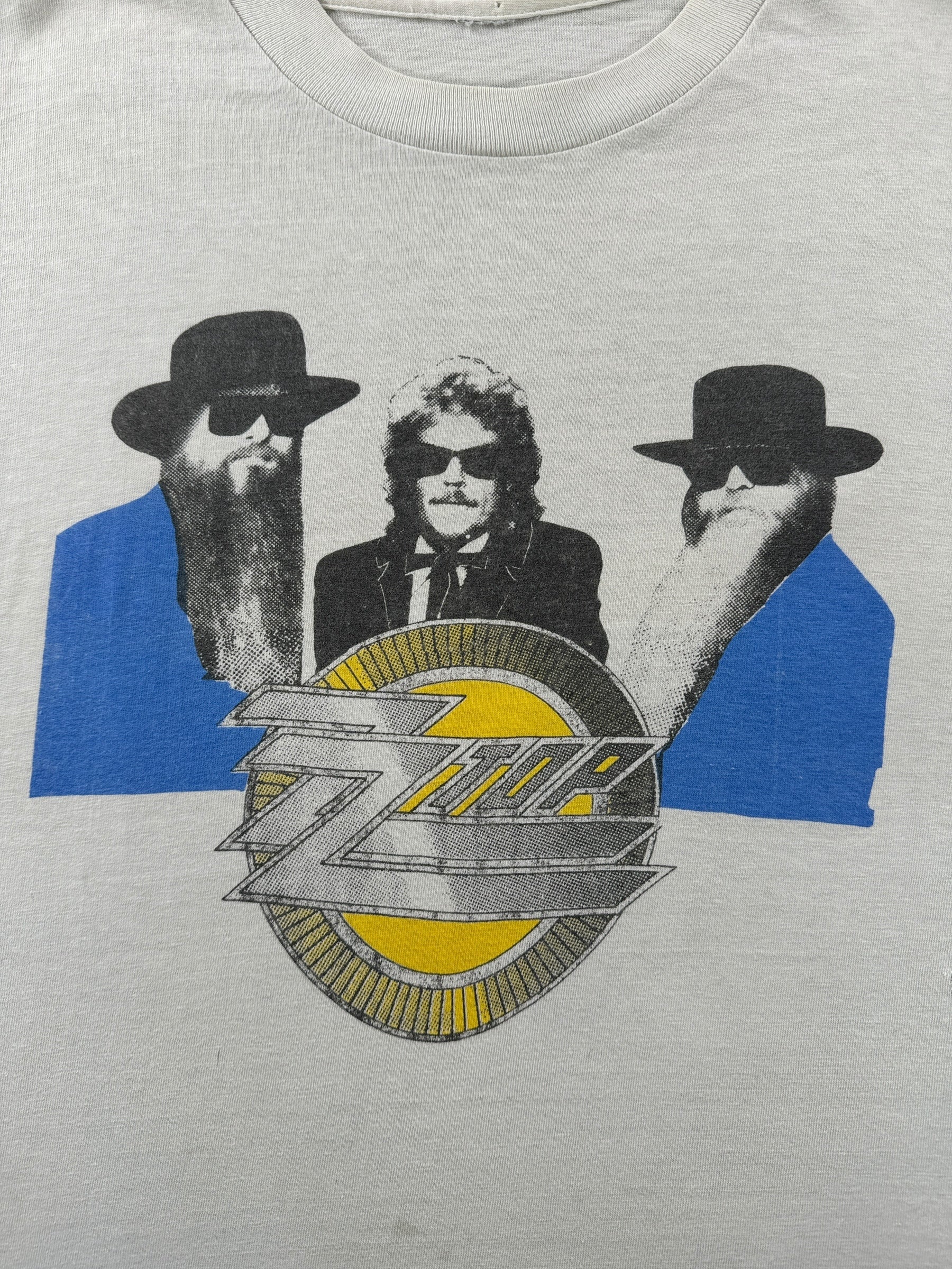 Graphic of Vintage 1991 ZZ Top Tour Tee SZ XL