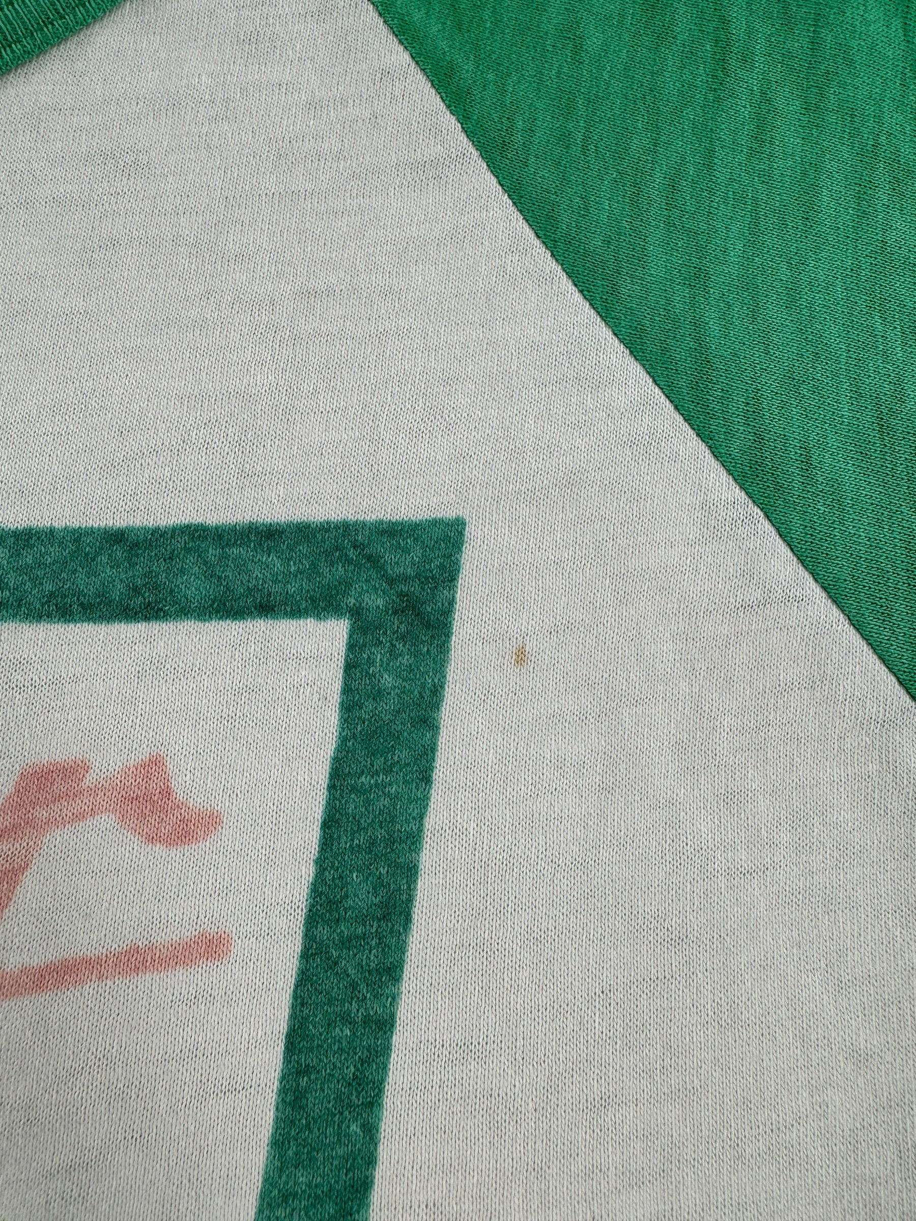 Stain on Vintage Miller High Life Raglan Tee SZ L