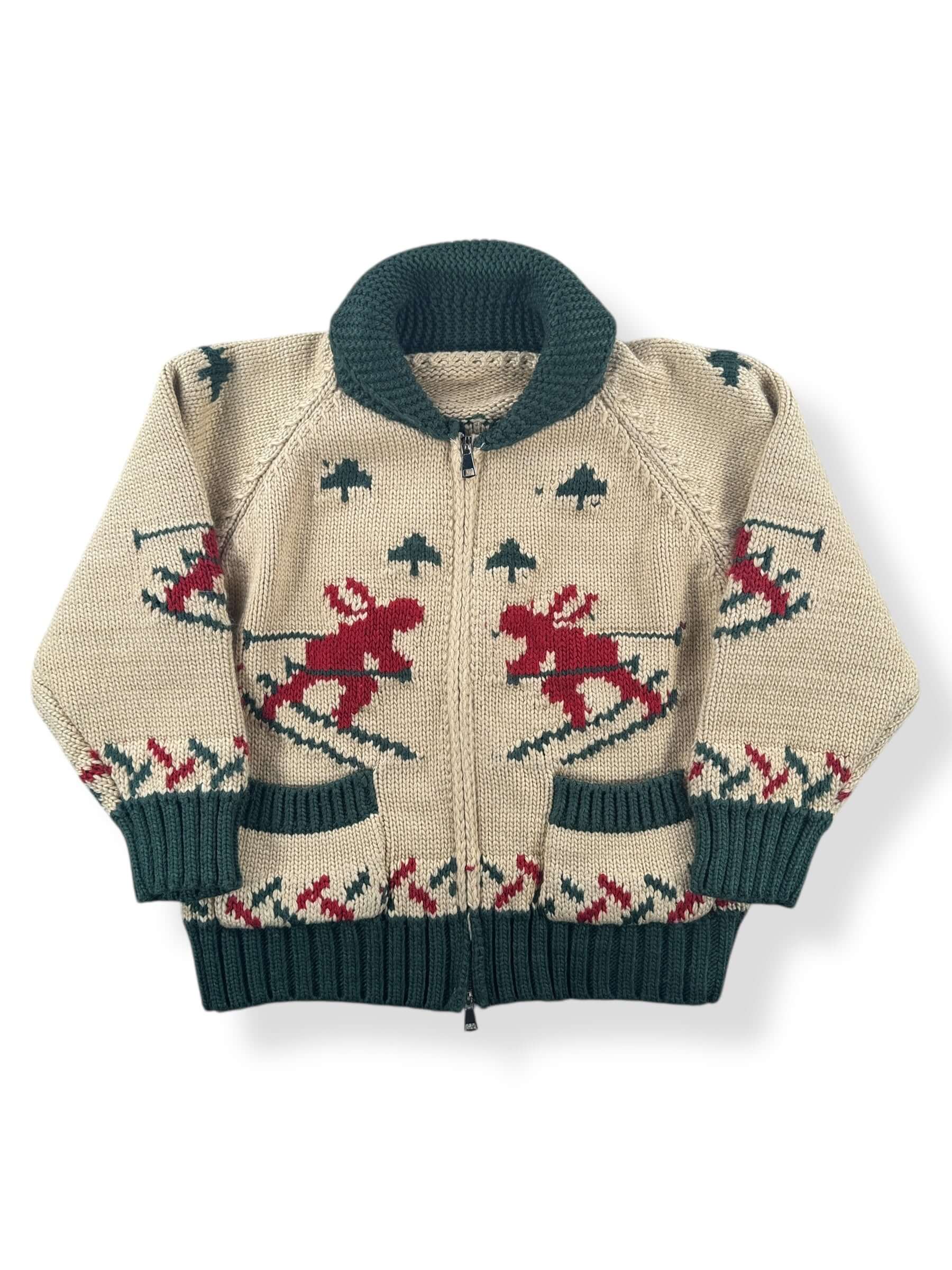 ジャケット・アウター andmary Mary knit cowichan camel ANDMARY】Mary knit cowichan