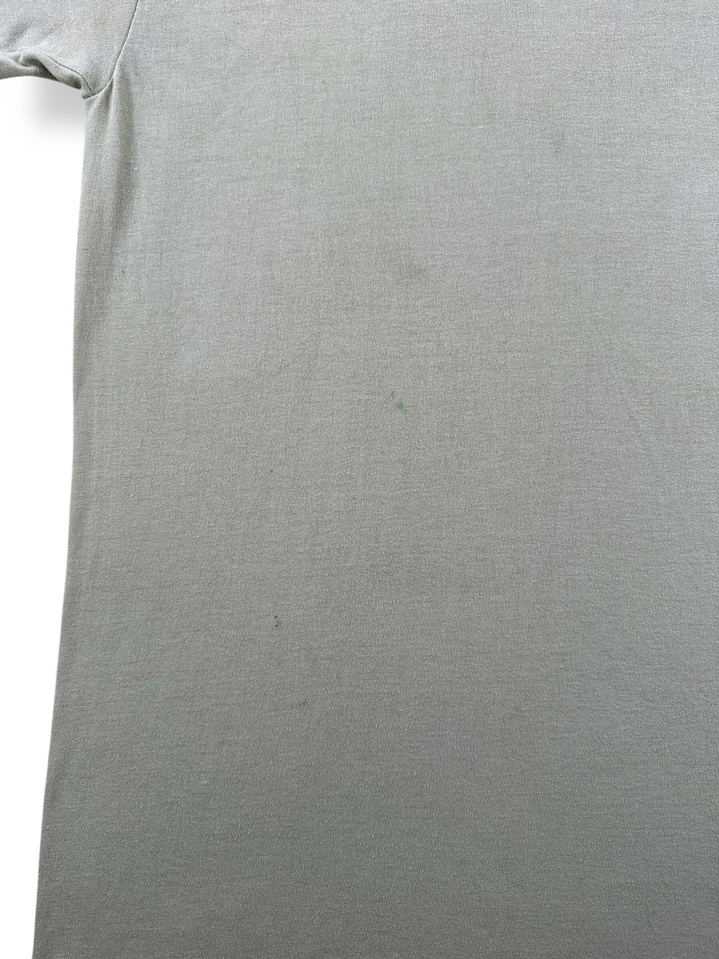 Stain on Vintage Stenciled Kennedy Military Tee SZ L