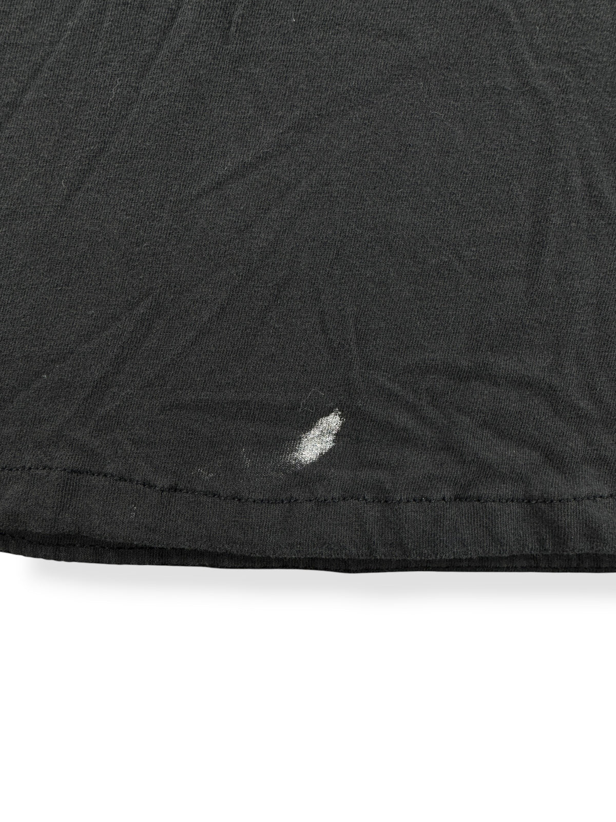 Paint on front of Vintage Black Blank Pocket Tee SZ L