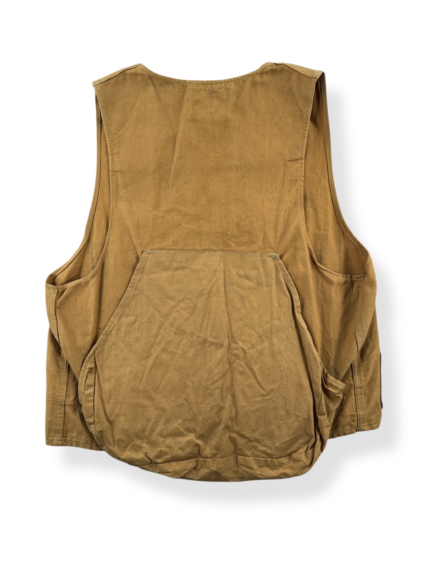Back of Vintage Western Field Hunting Vest SZ M