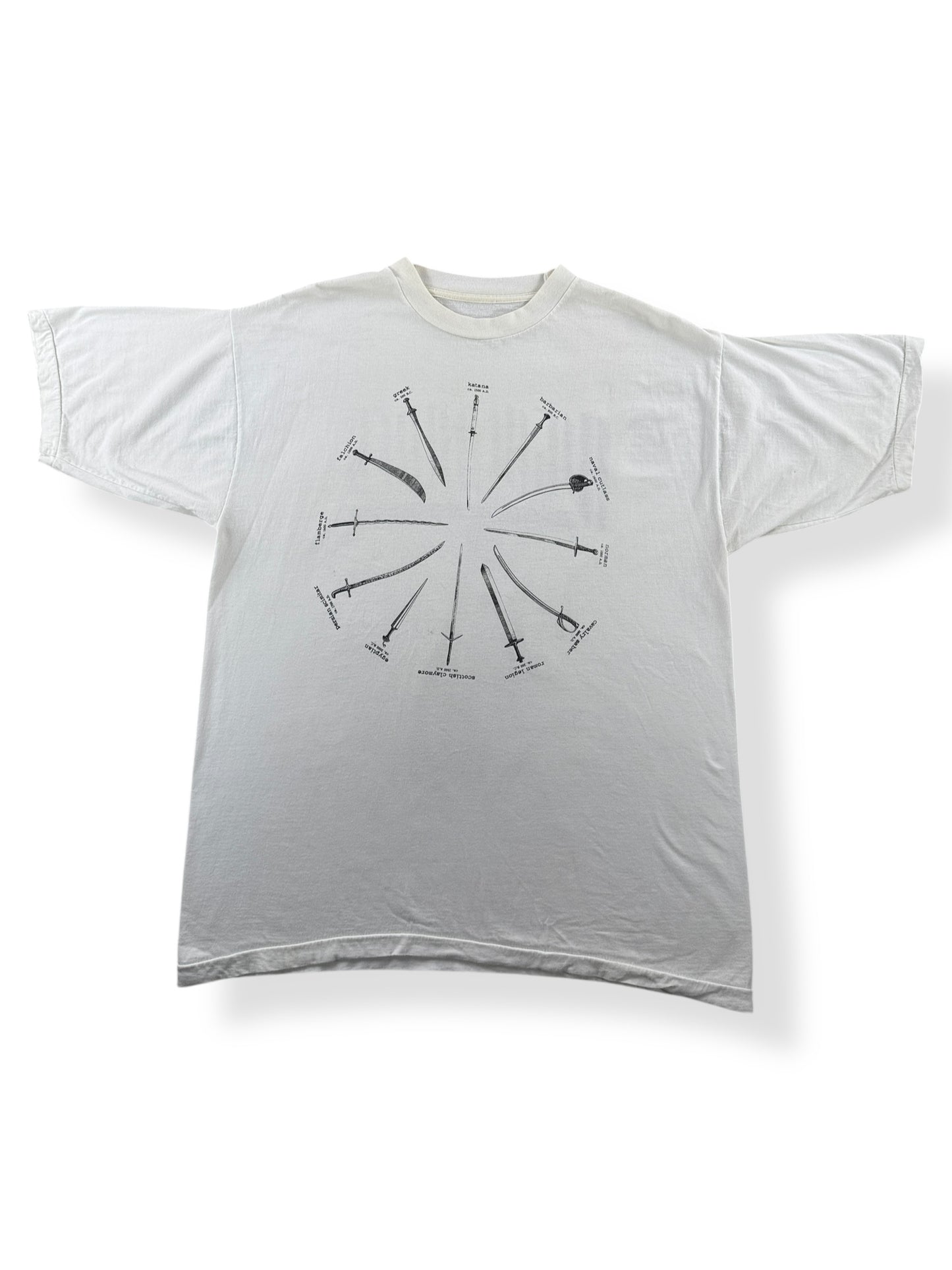 Front of Vintage Highlander Sword Tee SZ L