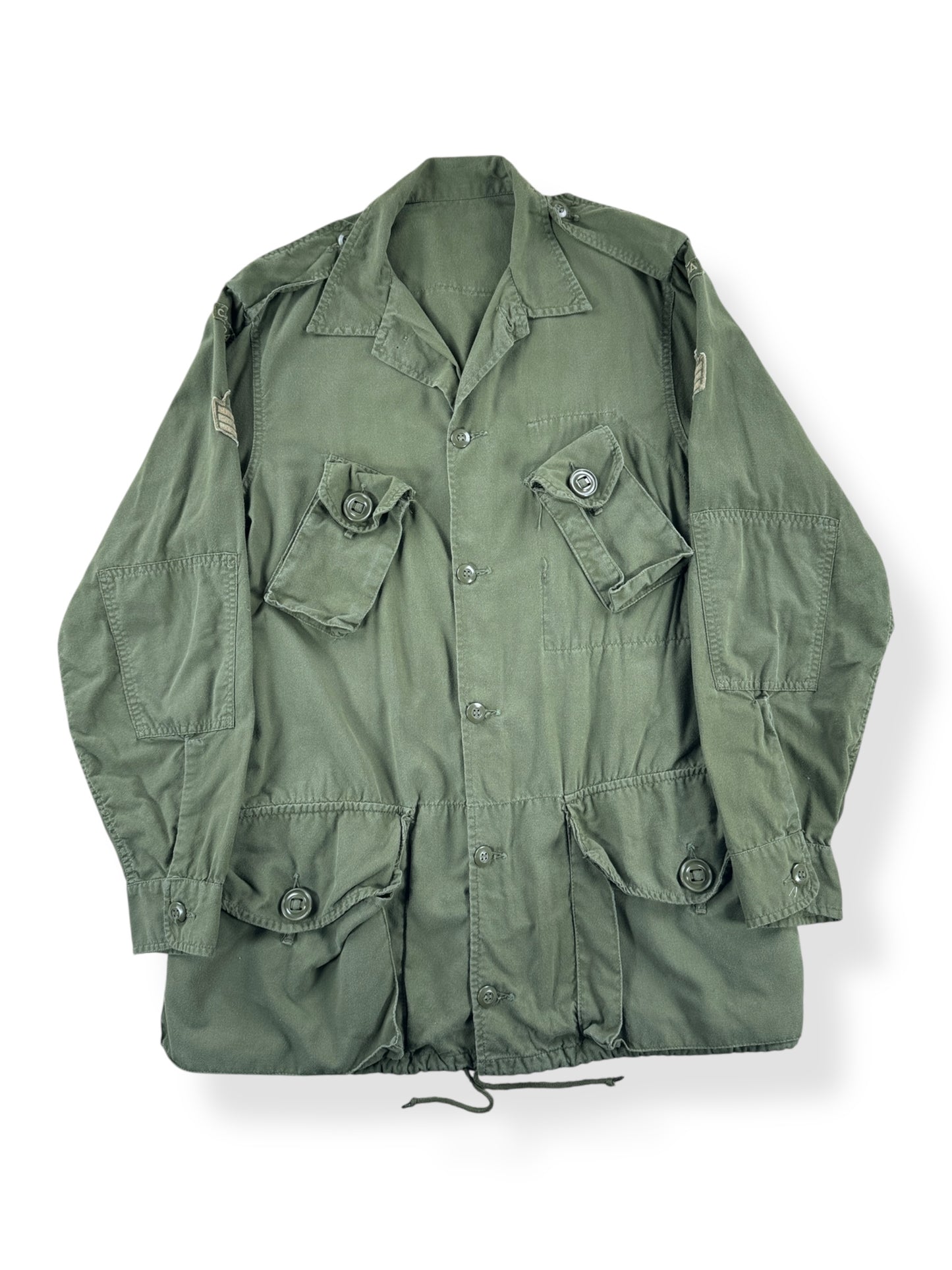 Front of Vintage Canadian Military Smock SZ L