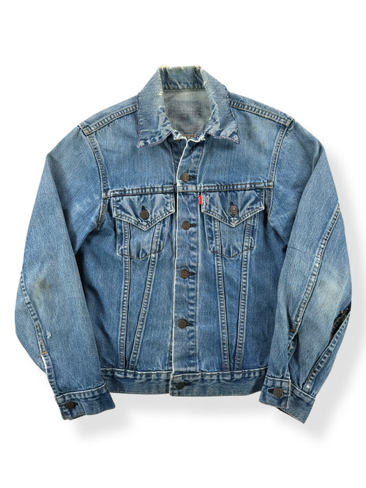 Front of Vintage Levis 2 Pocket Trucker Jacket SZ S AS IS