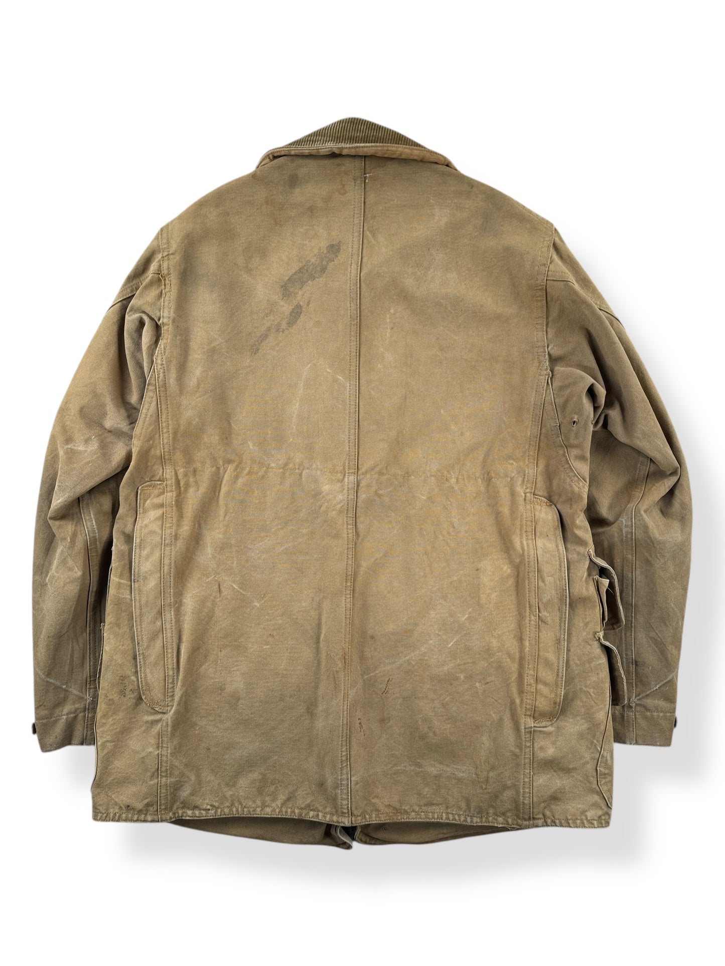 Back of Vintage Hunting Jacket SZ L AS IS