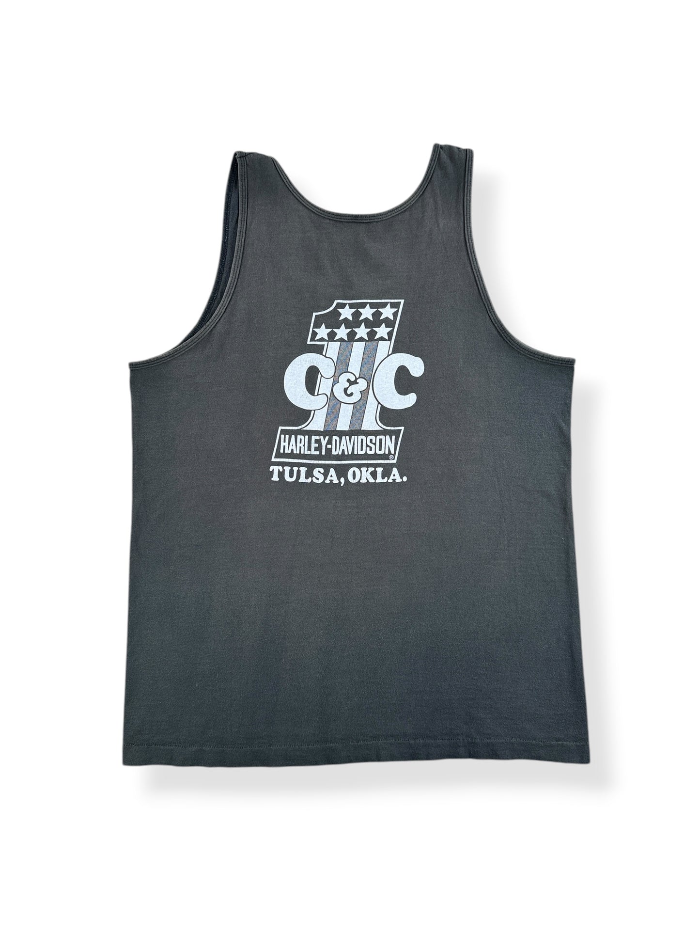 Back of Vintage Hawg Wild Tank Top SZ L