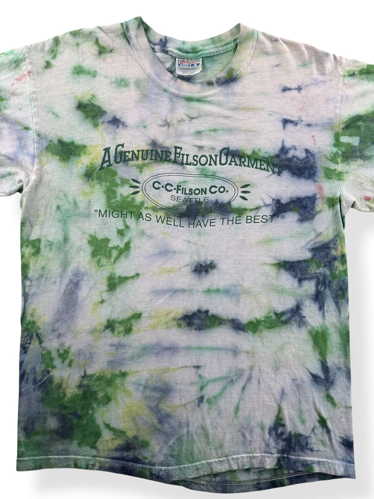 Close-up of Vintage 90s/2000s C.C. Filson Co Seattle Tee SZ M