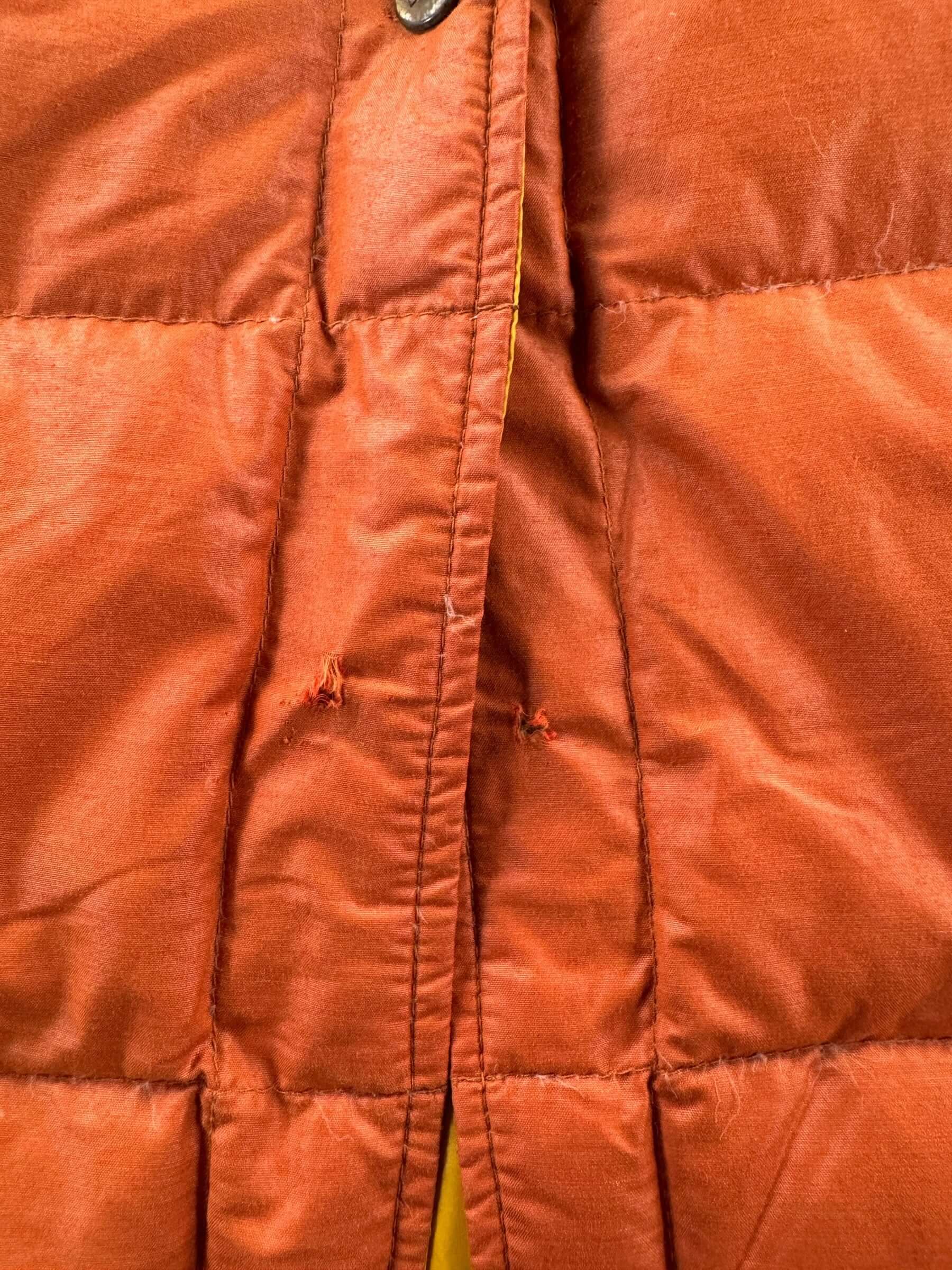 Missing Button on Vintage Quilted Eddie Bauer Shacket SZ S