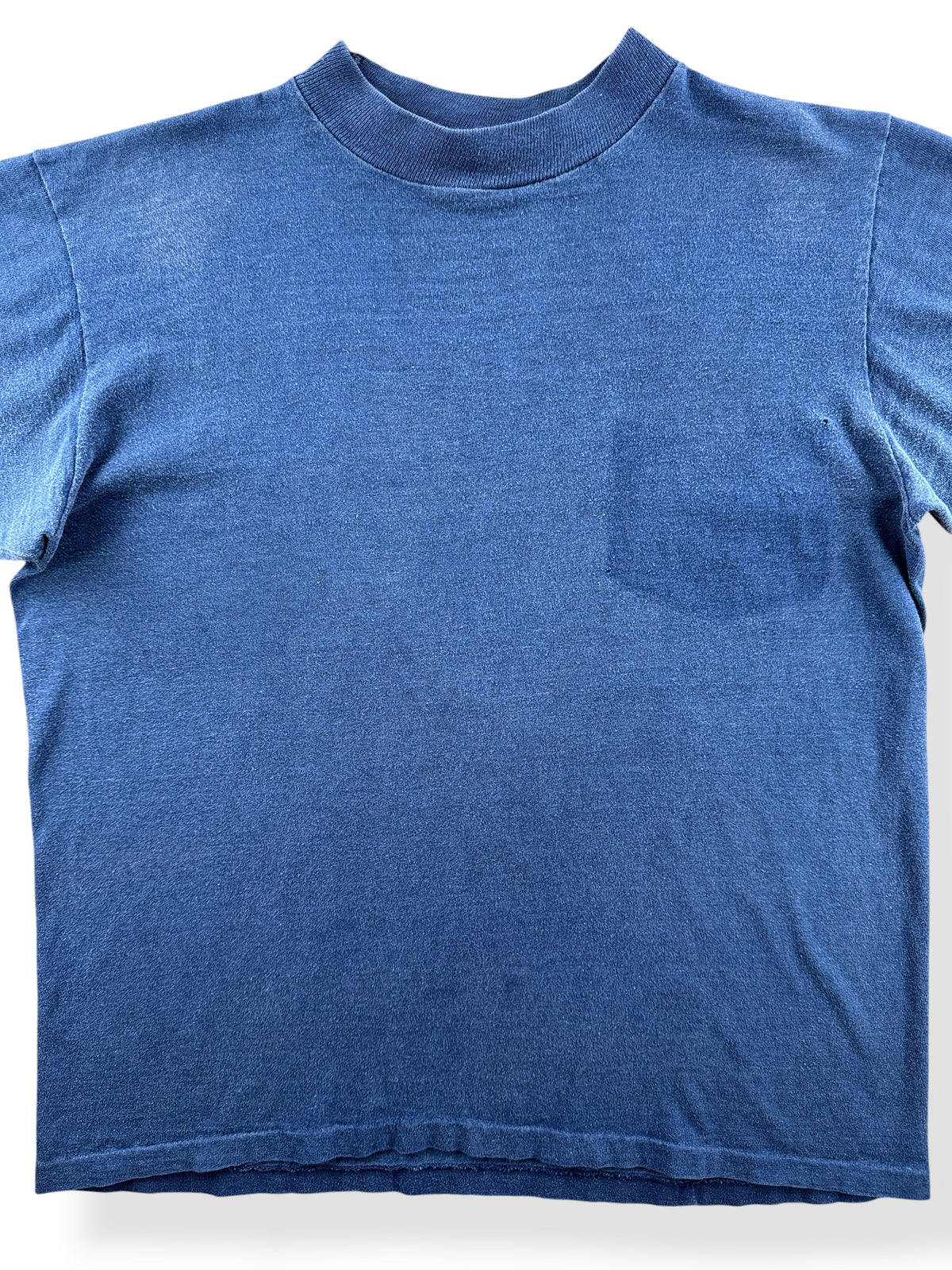 Close-up of Vintage 1970s Design Alive Ghost Fade Pocket Tee SZ S
