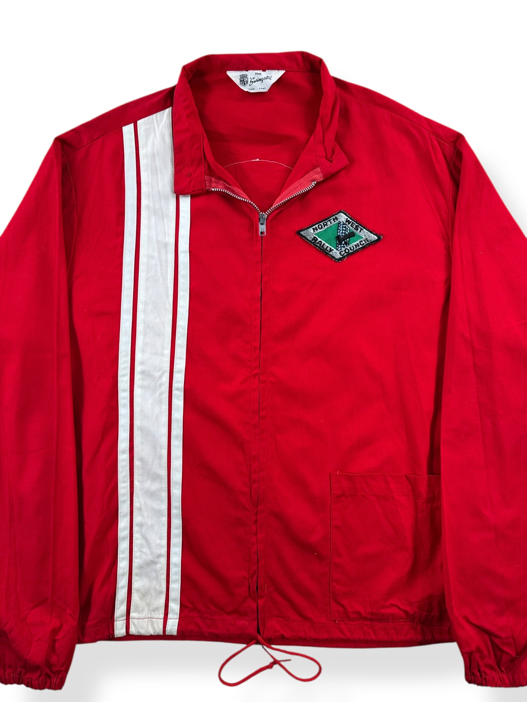 Front Close Up of Vintage Sports Car Club of Spokane Jacket SZ M