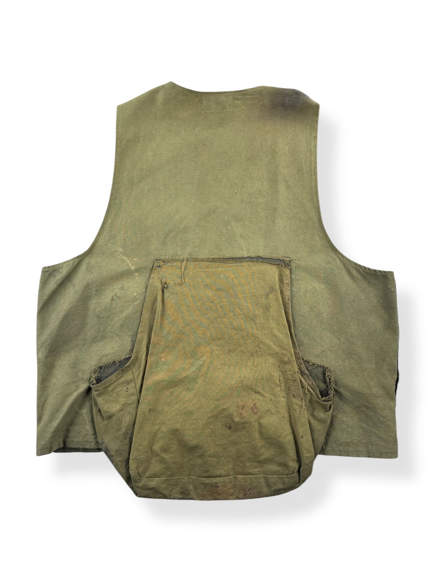 Back of Vintage Bullseye Bill Vest SZ L