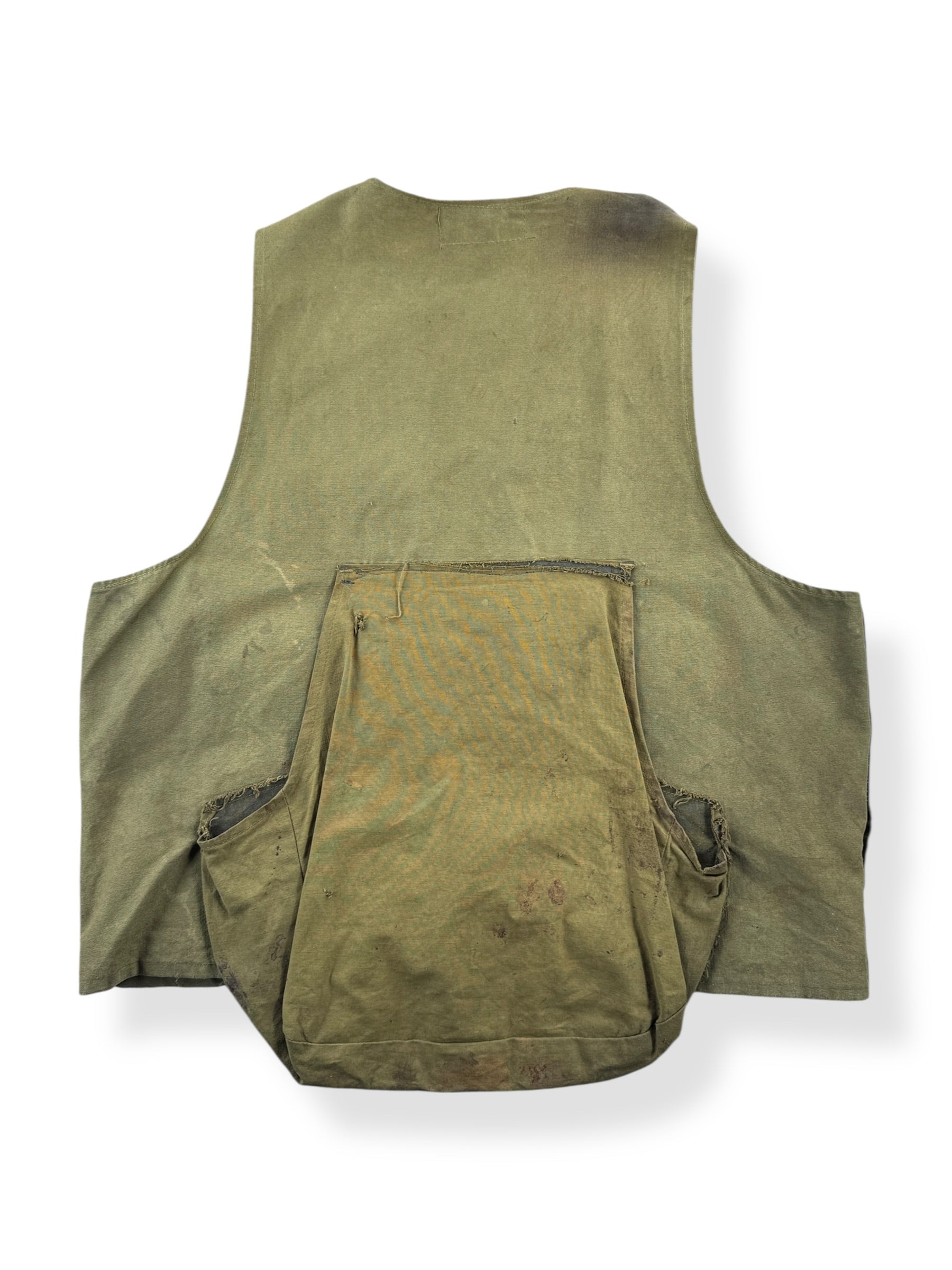Back of Vintage Bullseye Bill Vest SZ L