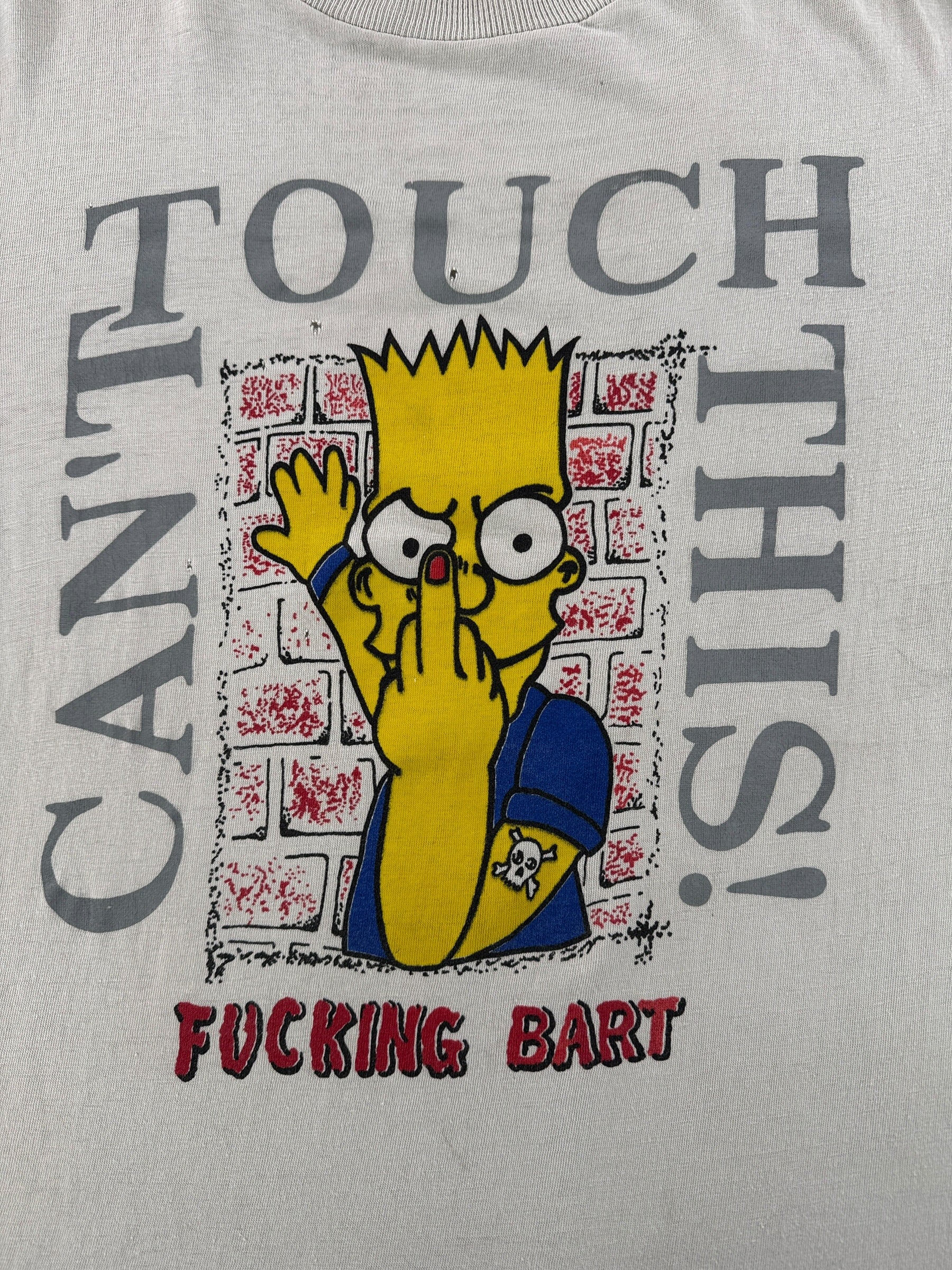 Graphic of Vintage Can't Touch This Bart Tee SZ L - AS IS