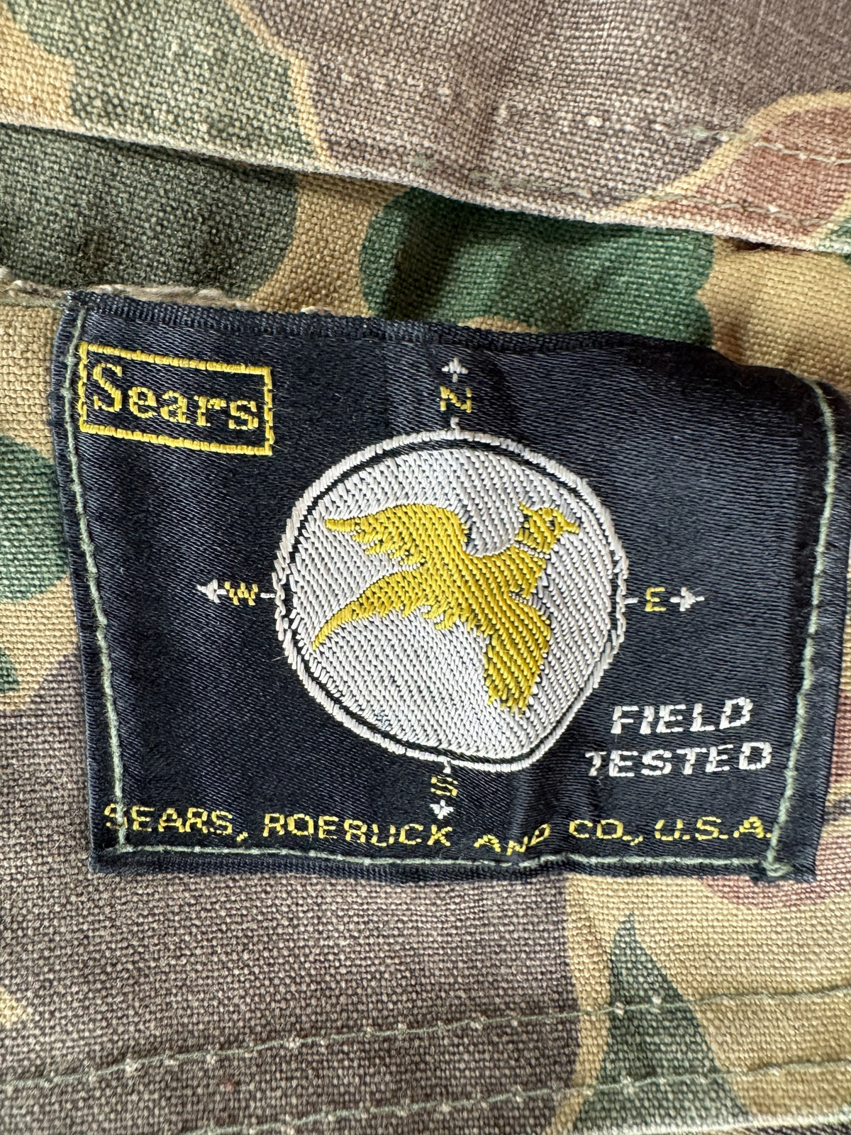 Tag on Vintage Duck Camo Reversible Hunting Jacket SZ L