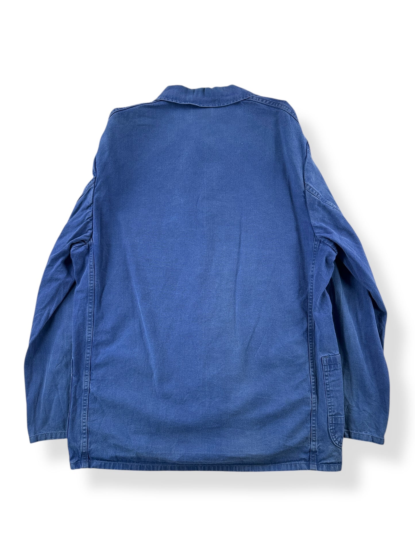 Back of Vintage Sanfor HBT French Chore Coat SZ L