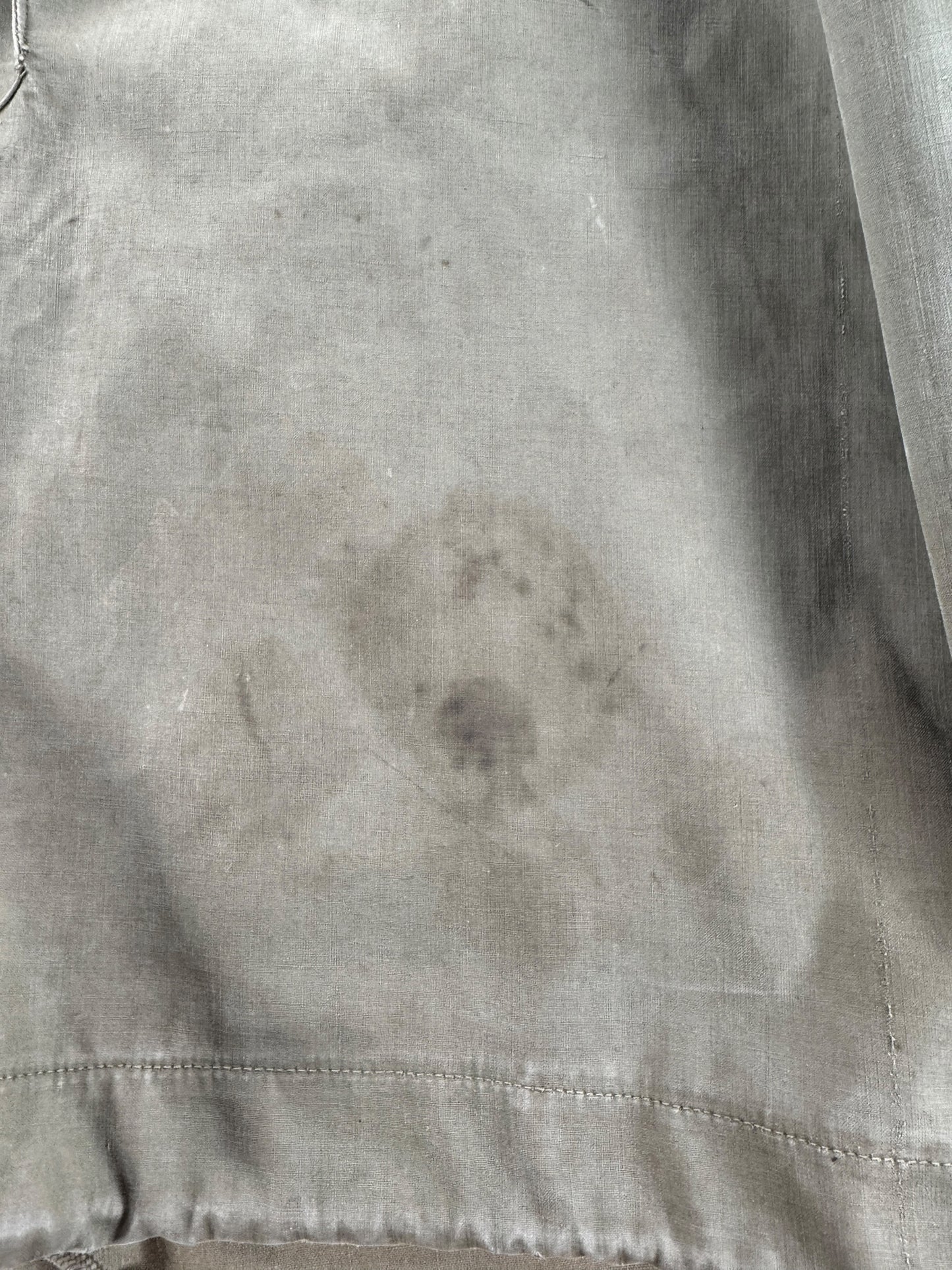 Staining on Vintage USN Foul Weather Smock SZ XL