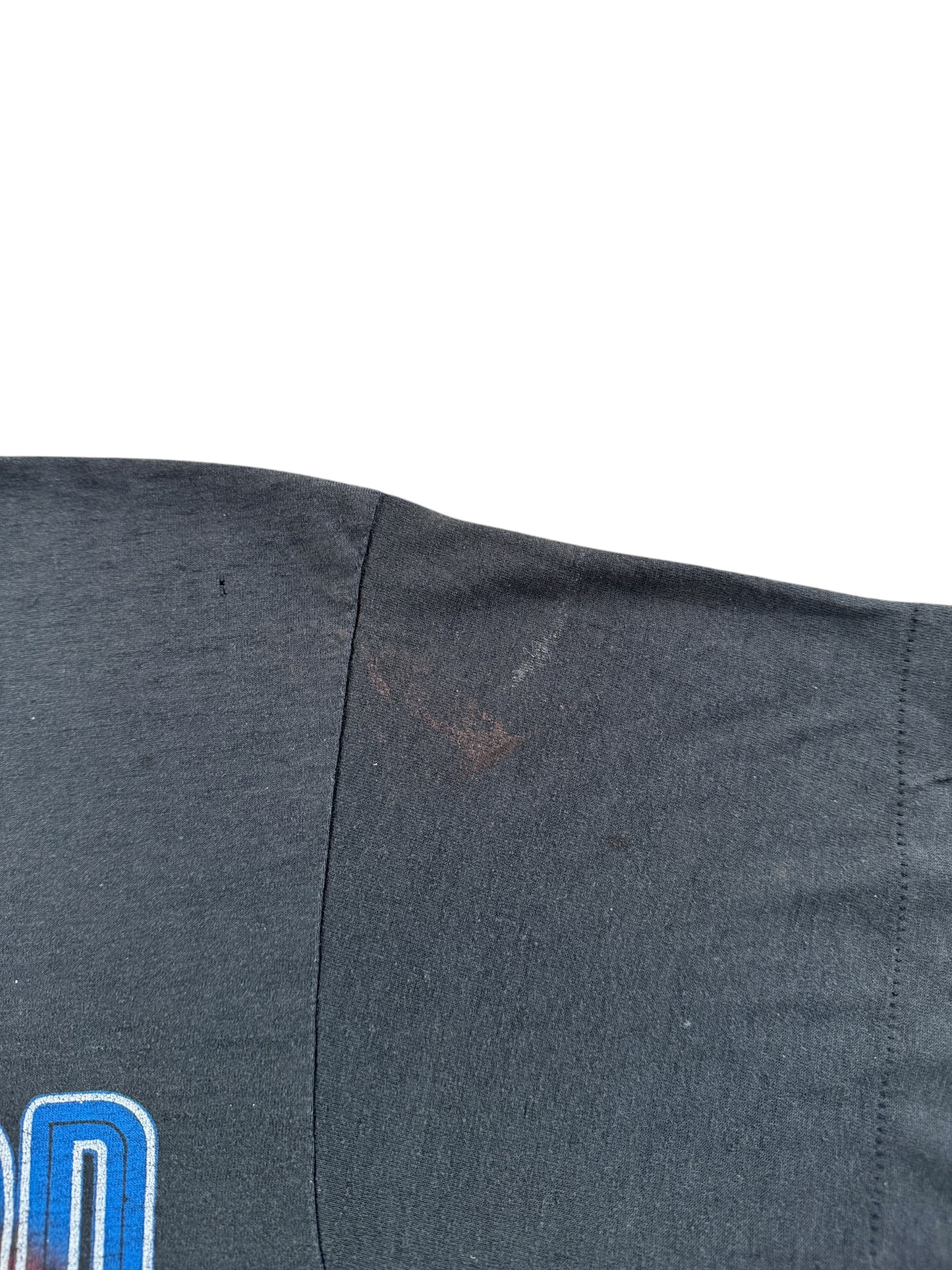Staining on Vintage 1987 Grateful Dead In The Dark Tee SZ L