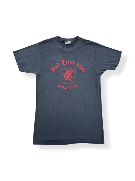 Front of Vintage Red Lion BBQ Spokane Tee SZ M (Fits S)