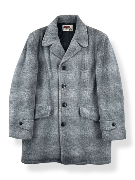 Front of Vintage Brent Windward Outerwear Overcoat SZ L