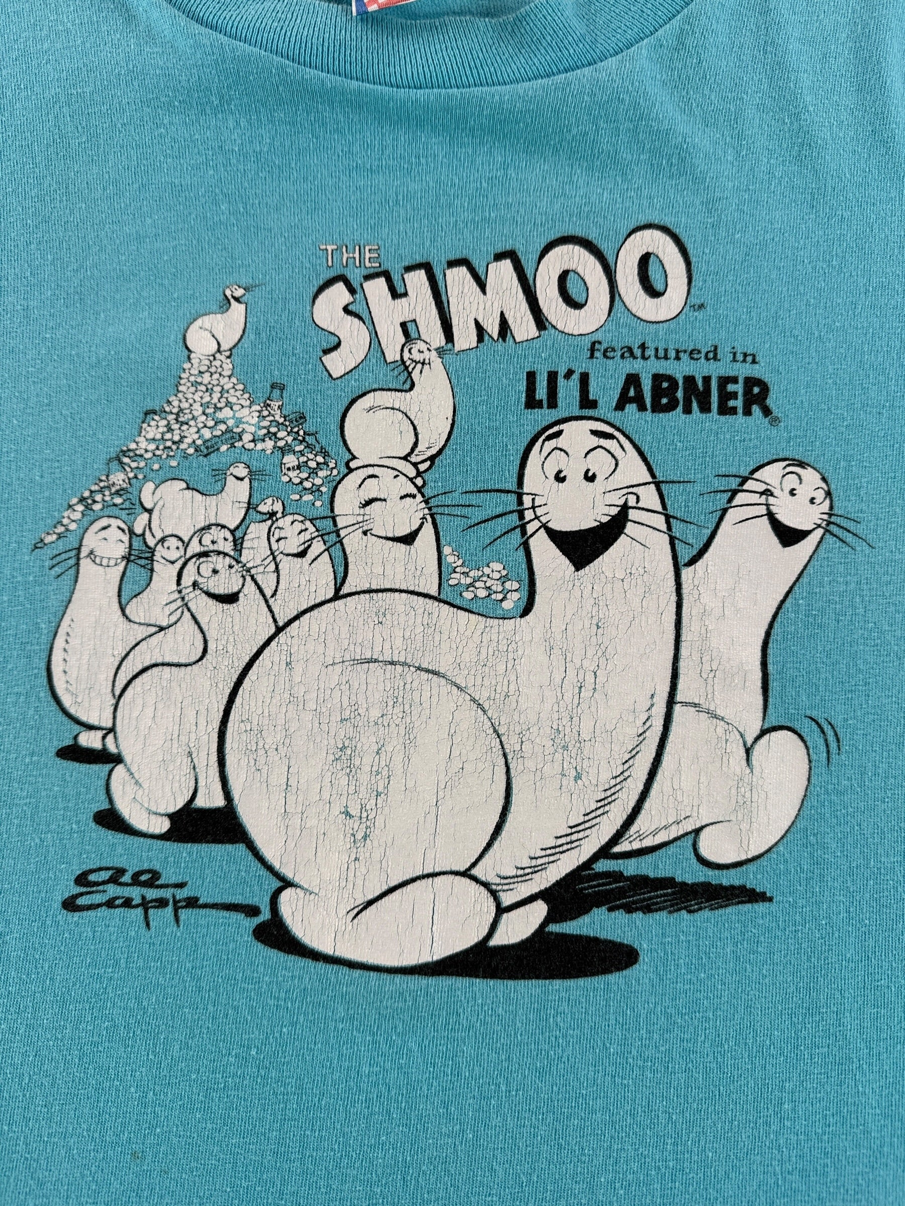 Graphic of Vintage The Shmoo Tee SZ XL