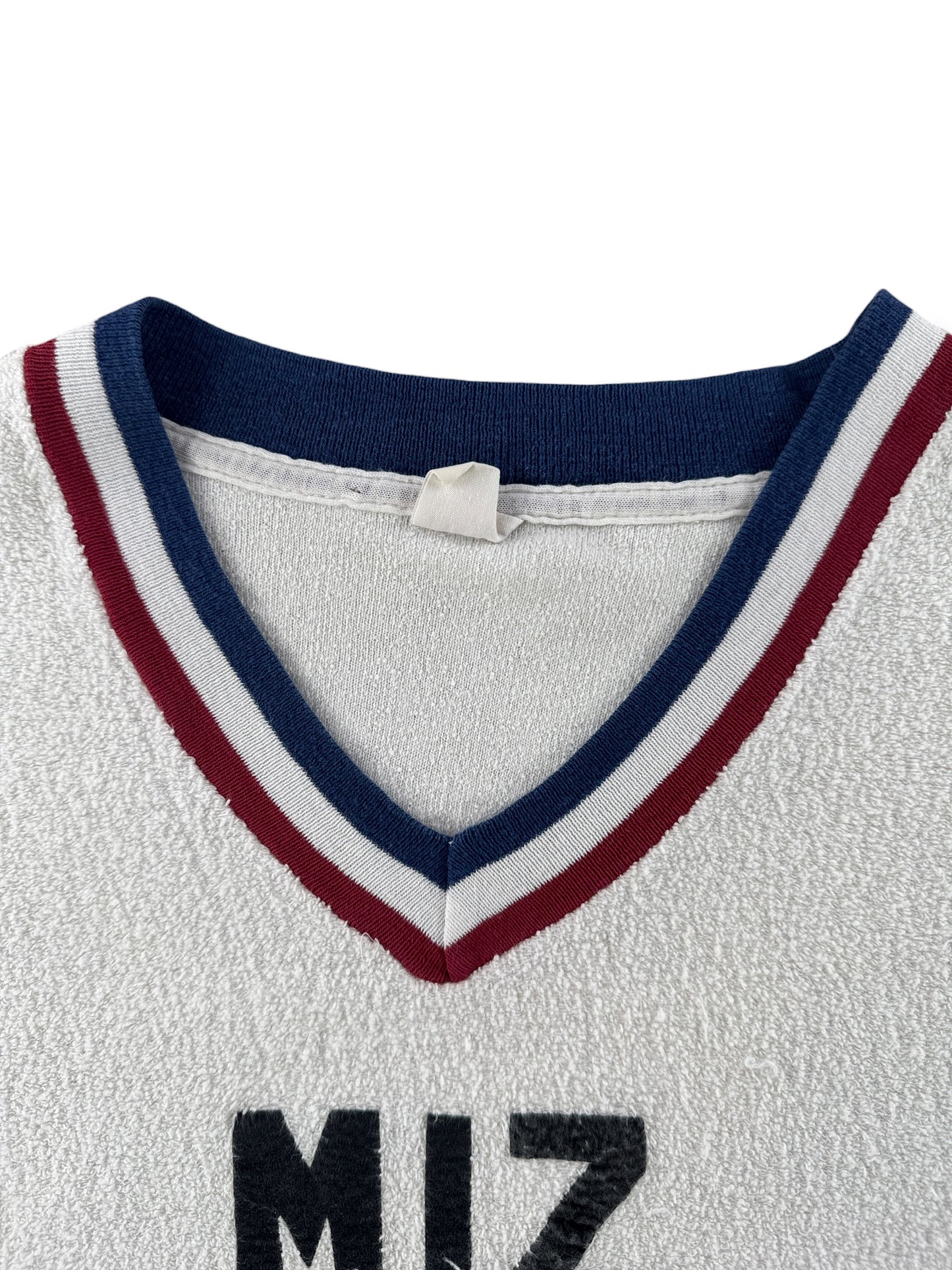 Collar on Vintage Miz Beckie Do It Terrycloth Crewneck SZ S (Fits XS)