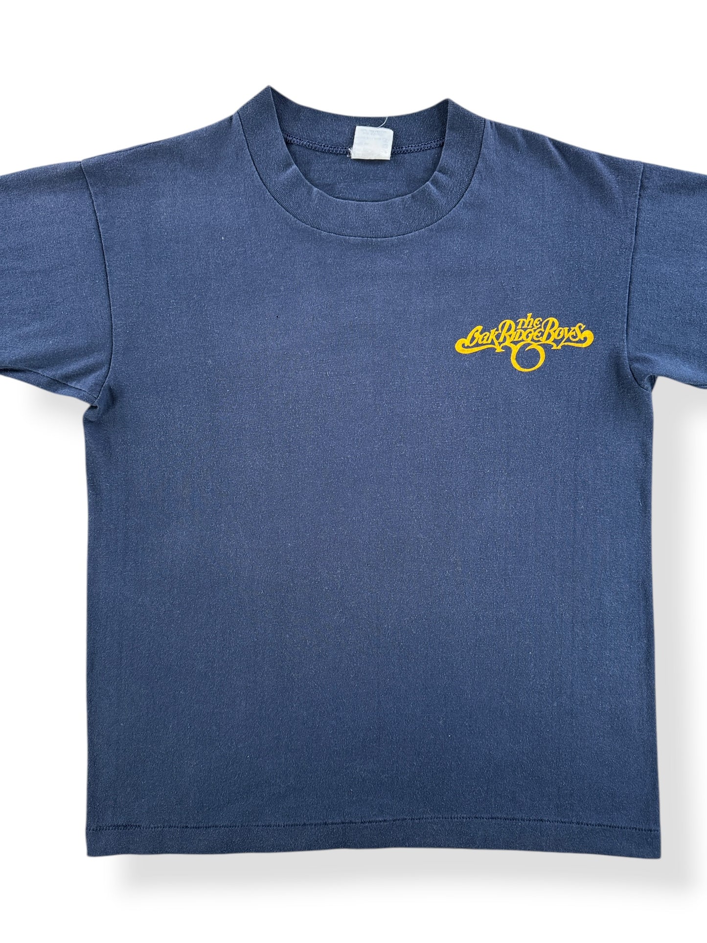 Front Close Up of Vintage Oak Ridge Boys American Made Tee SZ M