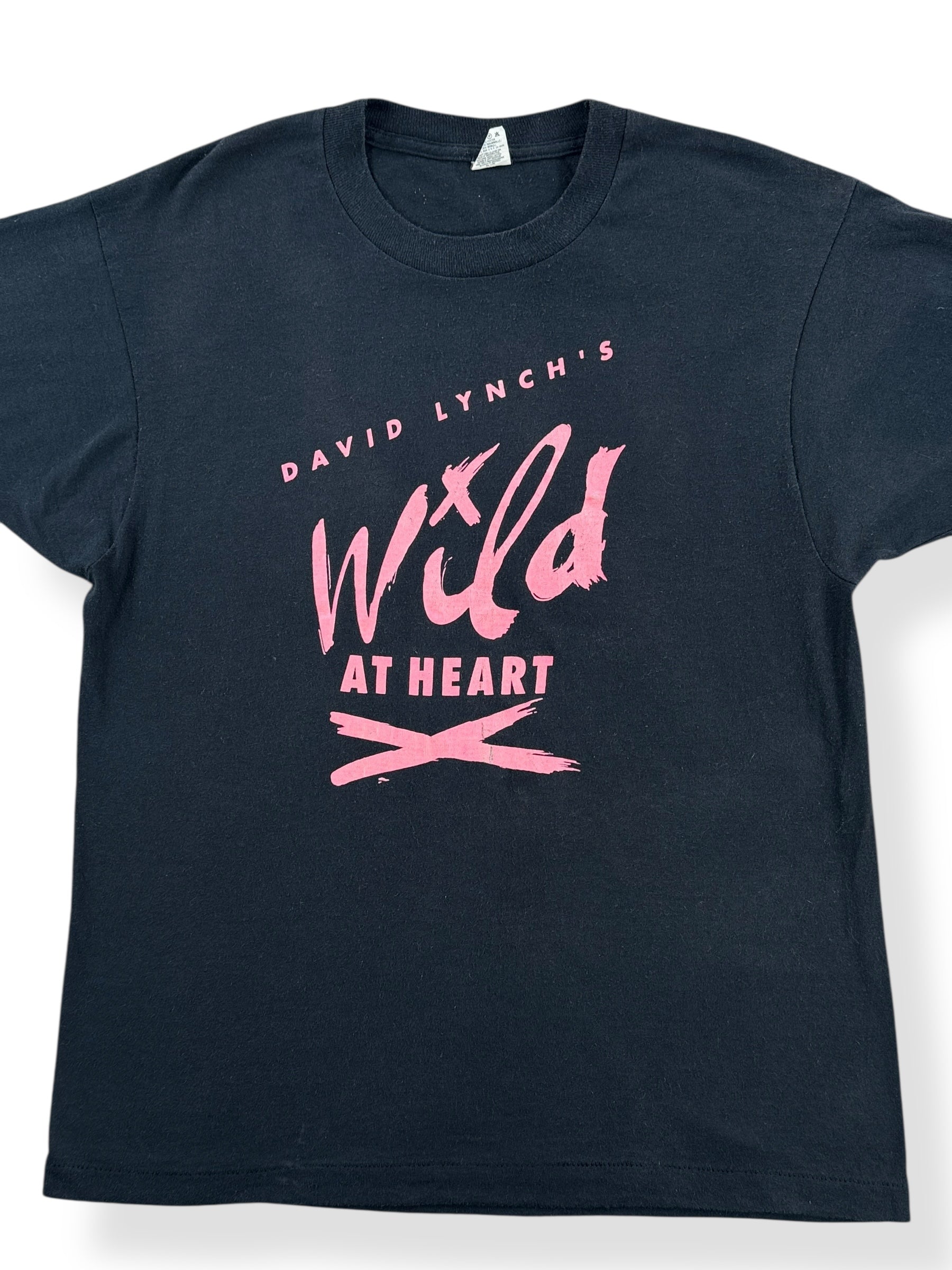 Front Close Up of Vintage David Lynch Wild At Heart Promo Tee SZ M