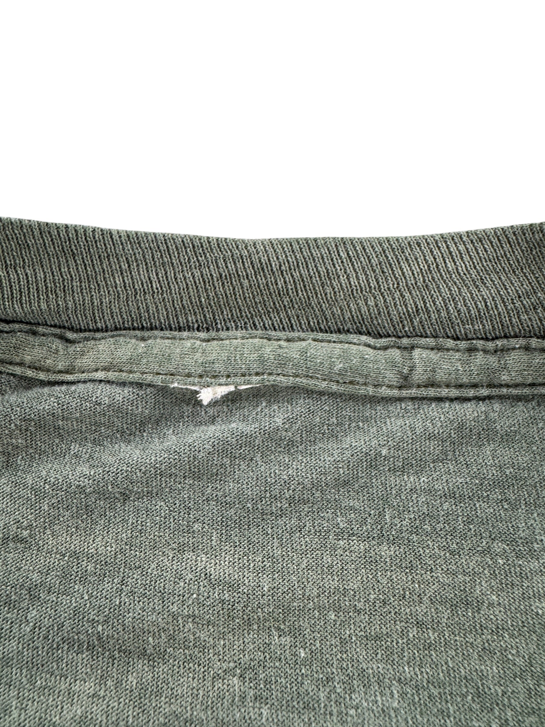 Missing Tag on Vintage Military Head Cook Tee SZ M