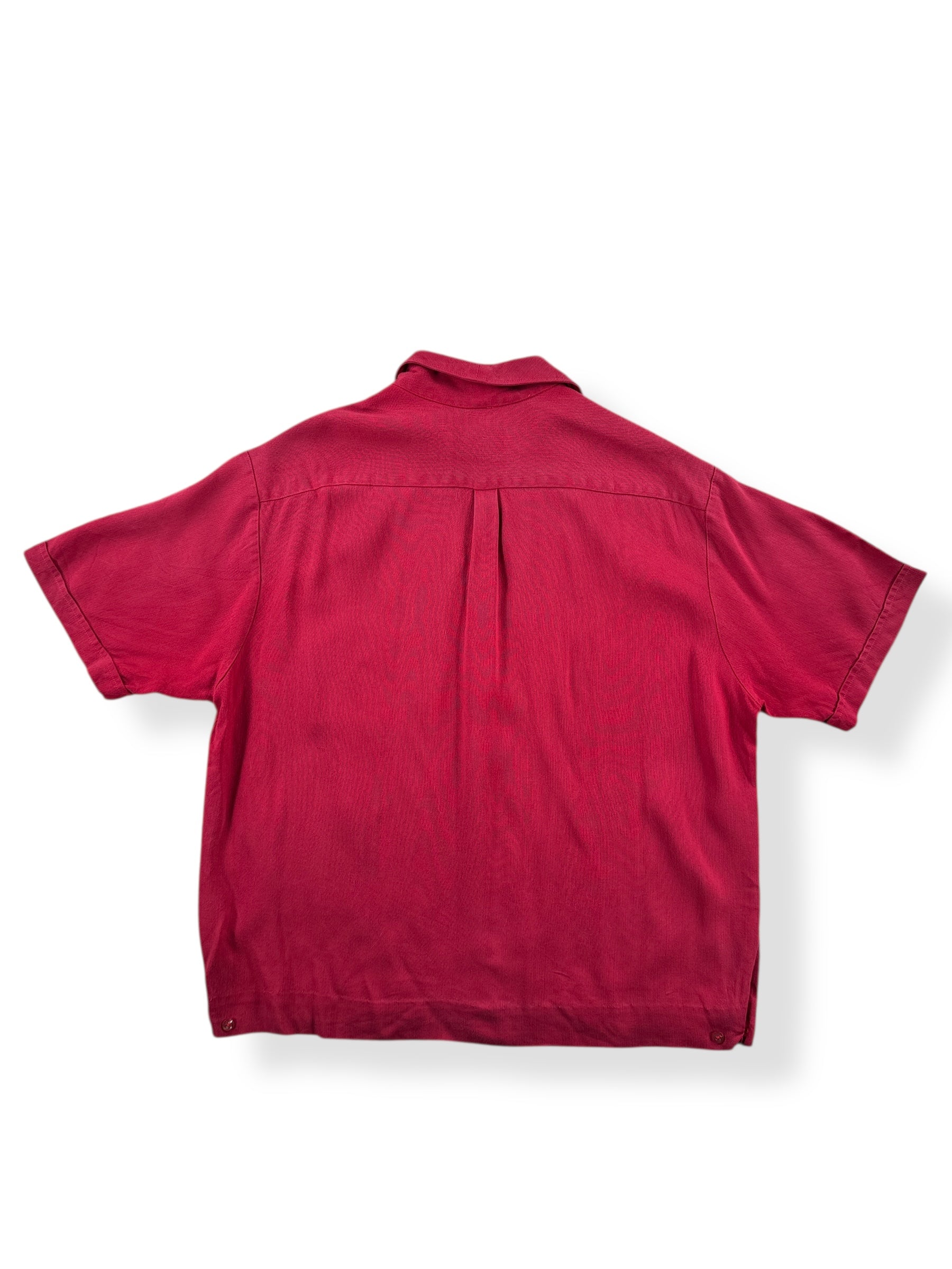 Back of Vintage Iolani Hapa Jac Aloha Shirt SZ M