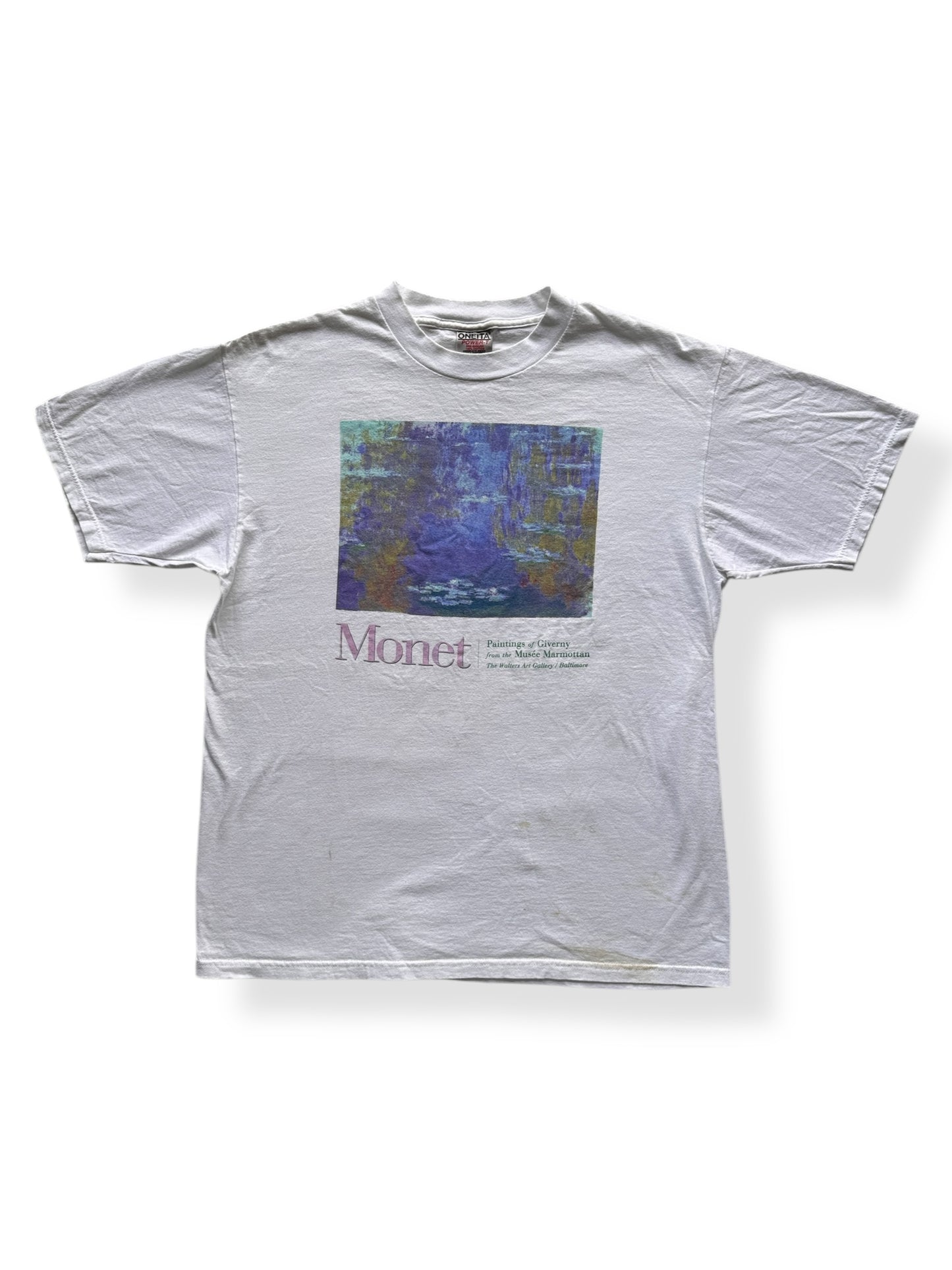 Front of Vintage Monet Art Tee SZ L